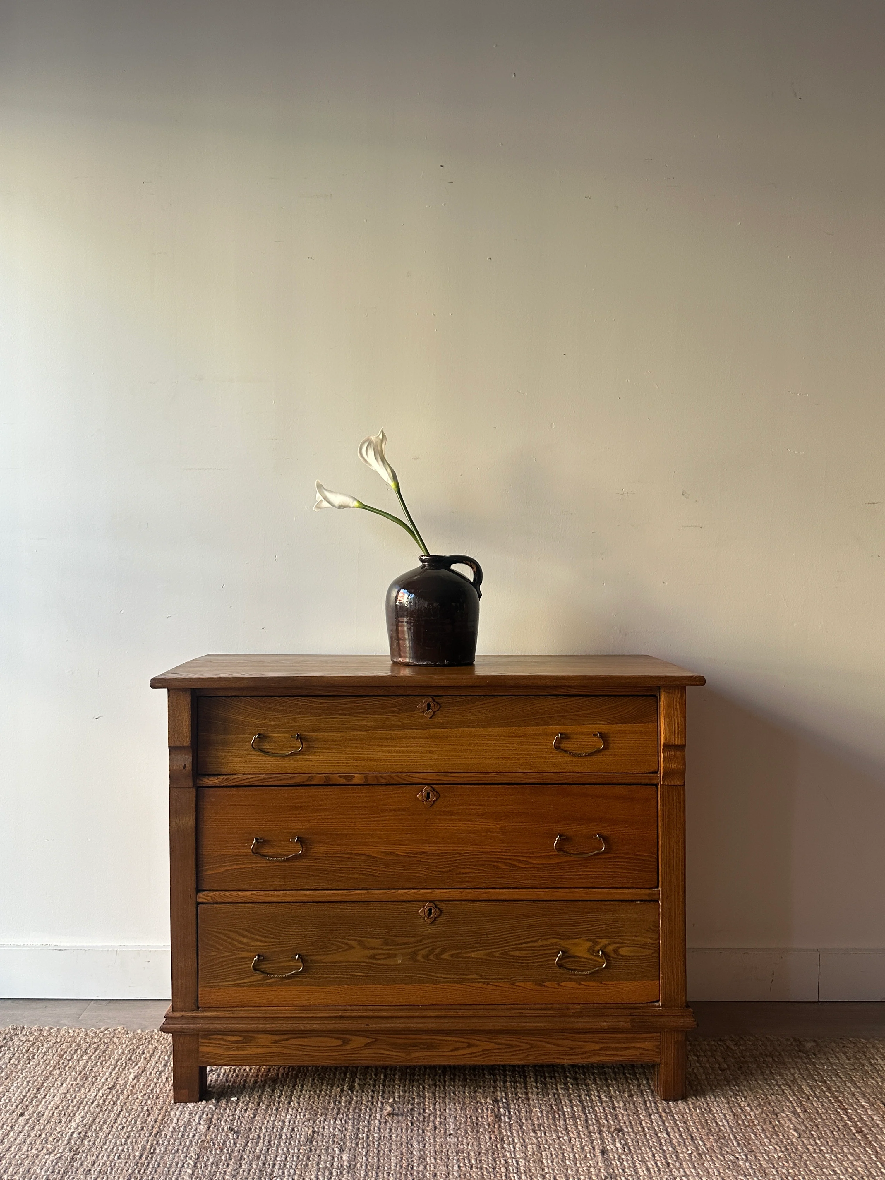 Golden oak dresser