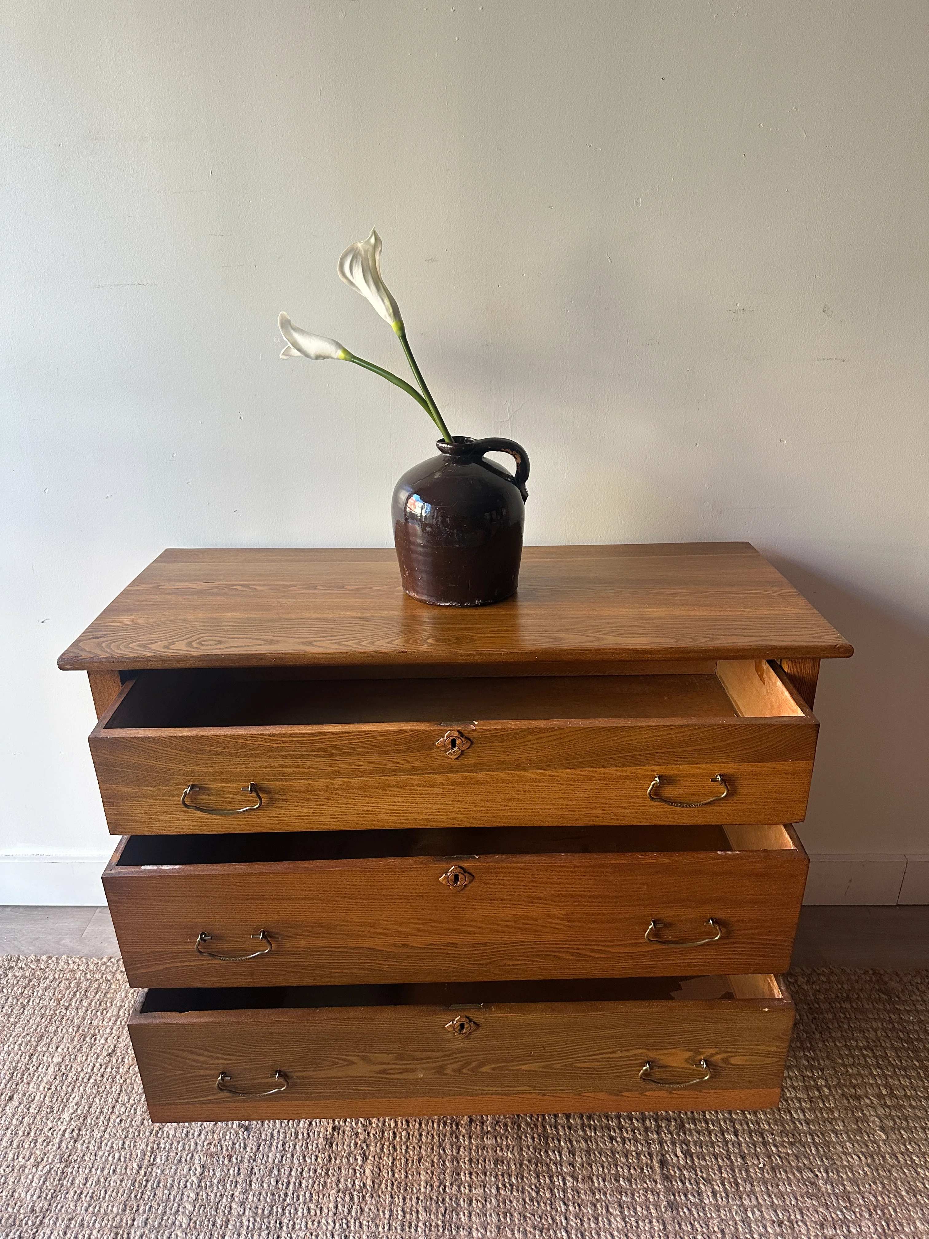 Golden oak dresser - Image 5