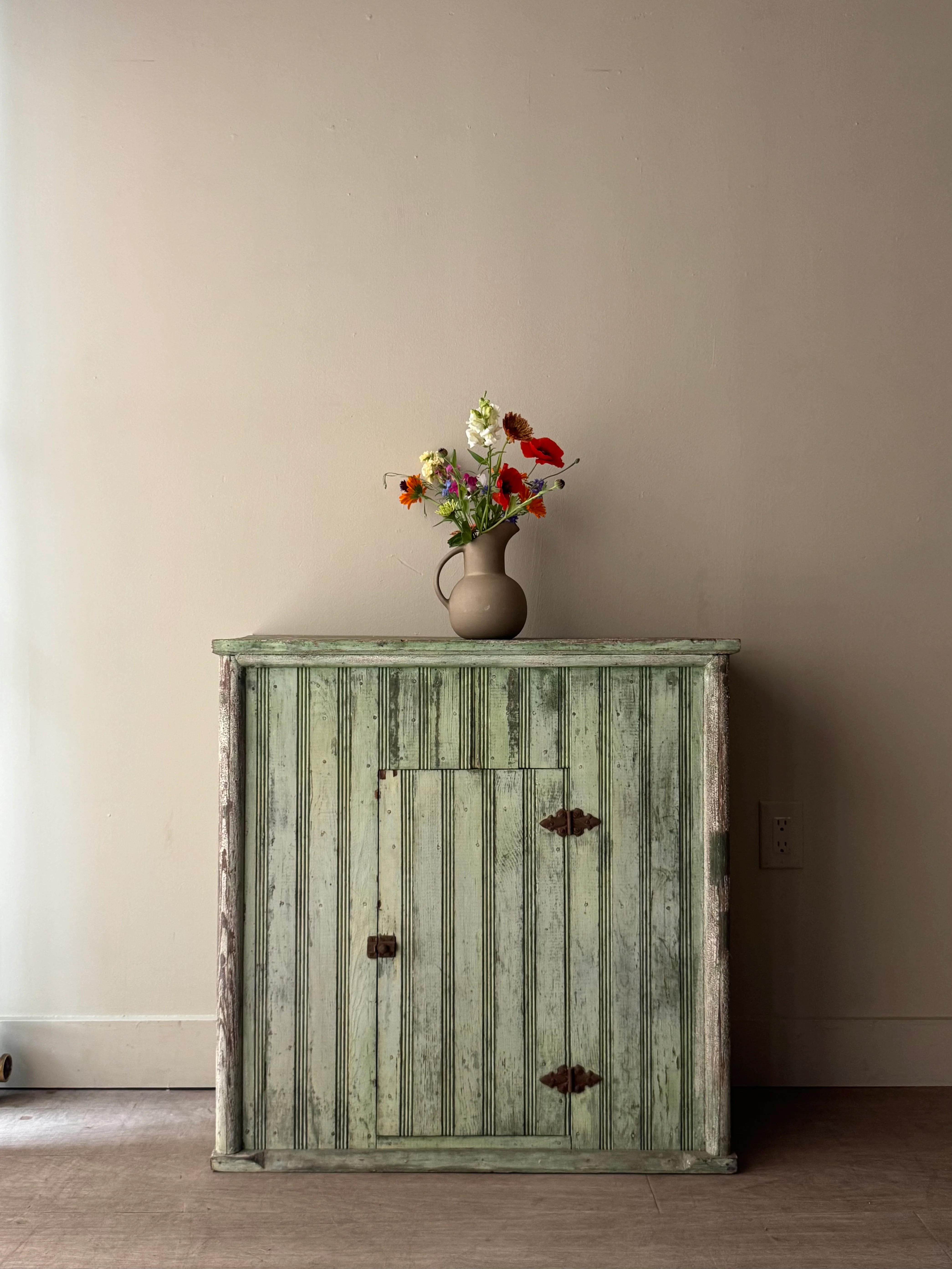 Green Painted Cabinet