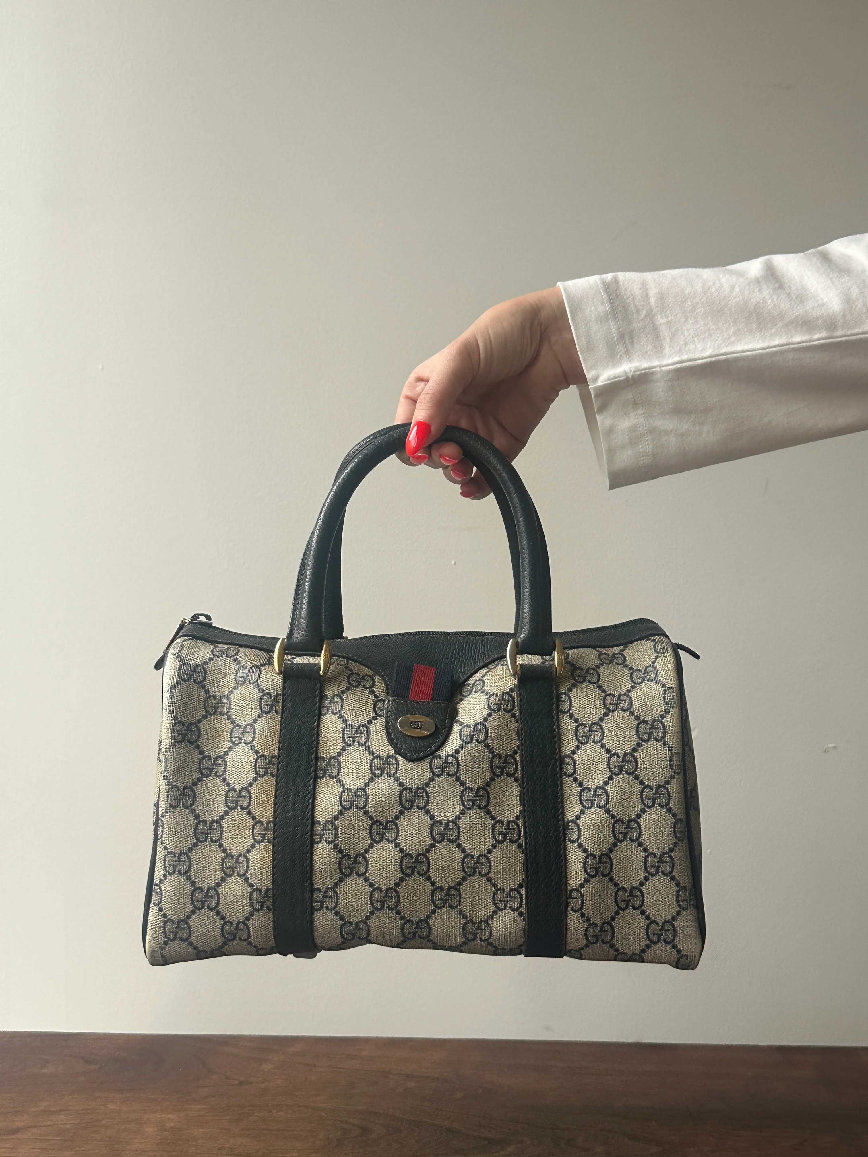 Gucci GG Monogram Supreme Boston bag - Image 2