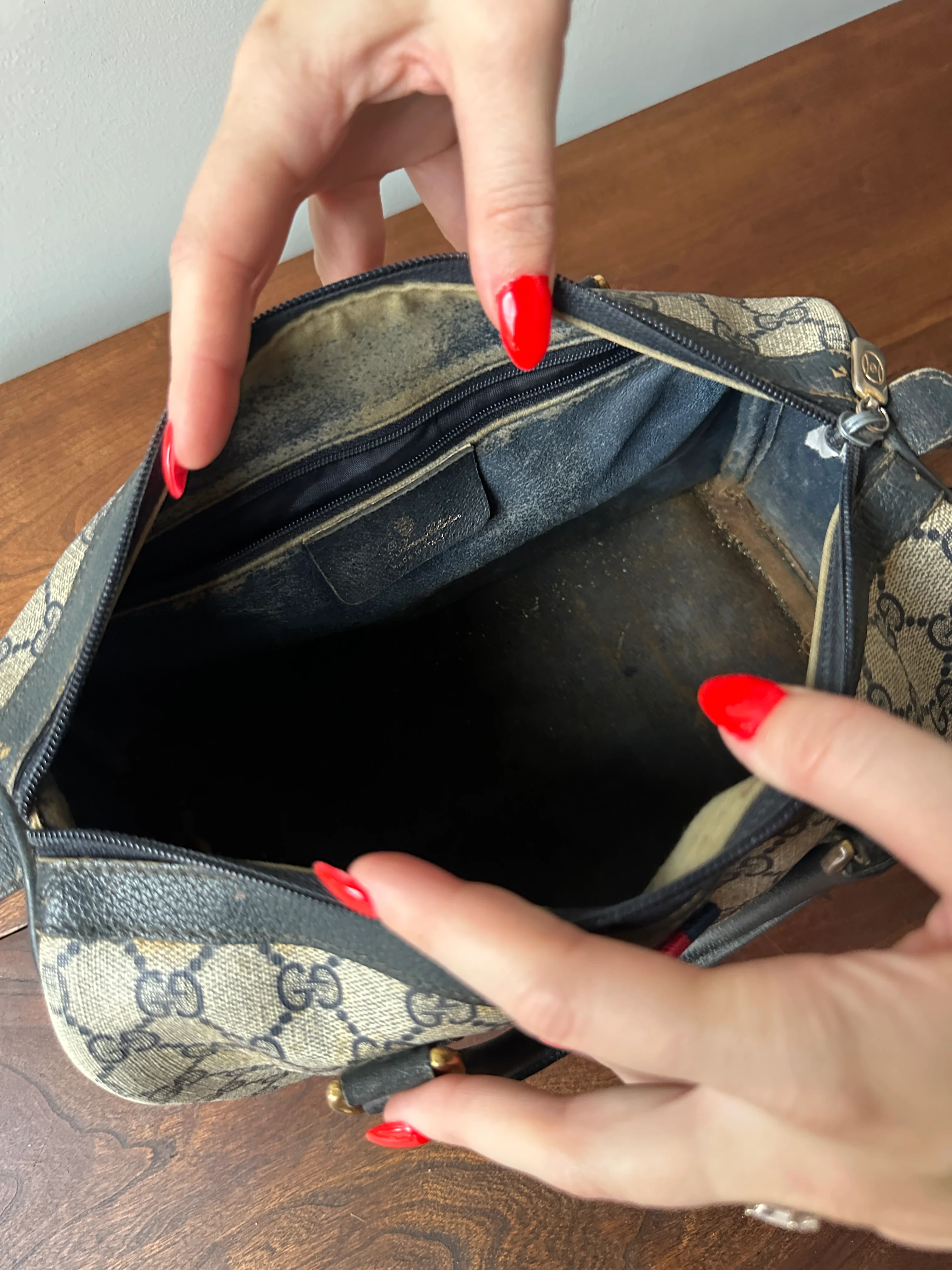 Gucci GG Monogram Supreme Boston bag - Image 6