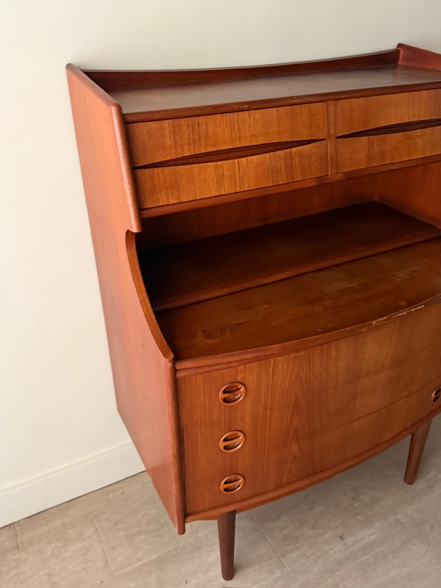Gunnar Falsig for Holstebro teak secretary desk - Image 2