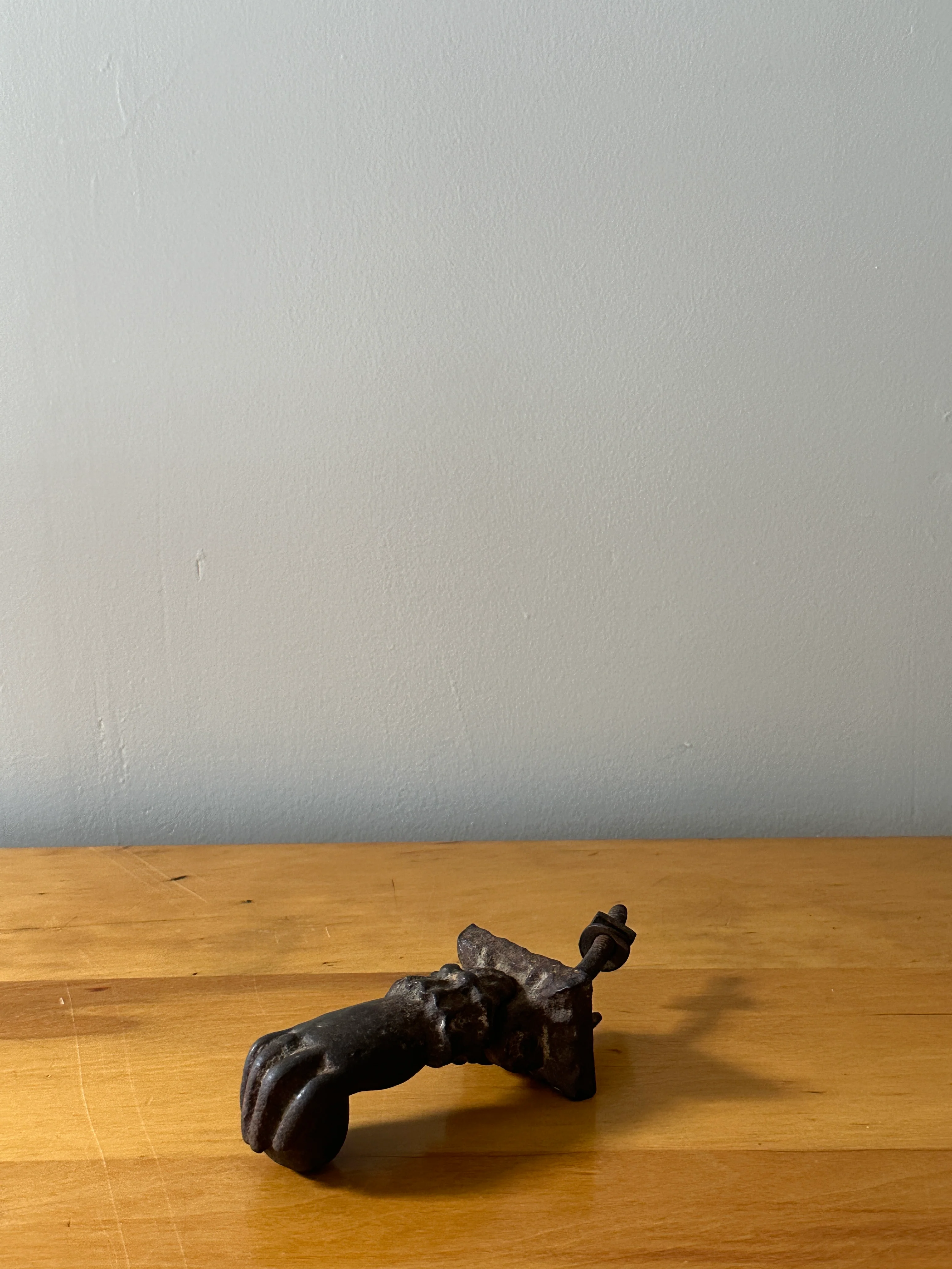 Hand of Fatima cast iron door knocker - Image 3