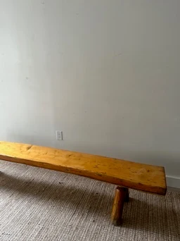Handmade Birdseye Maple Bench - Image 3