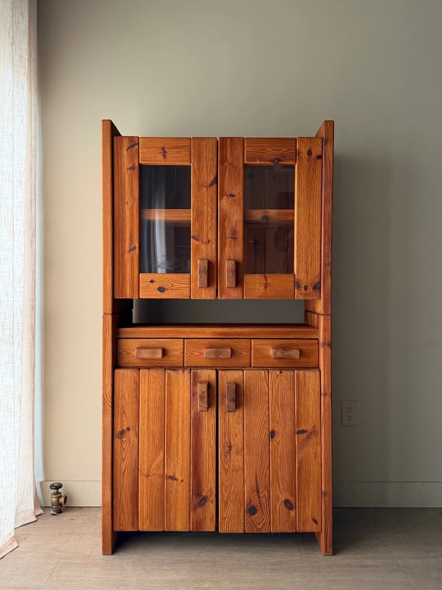 Hans Frydendal pine cabinet (left) - Image 2