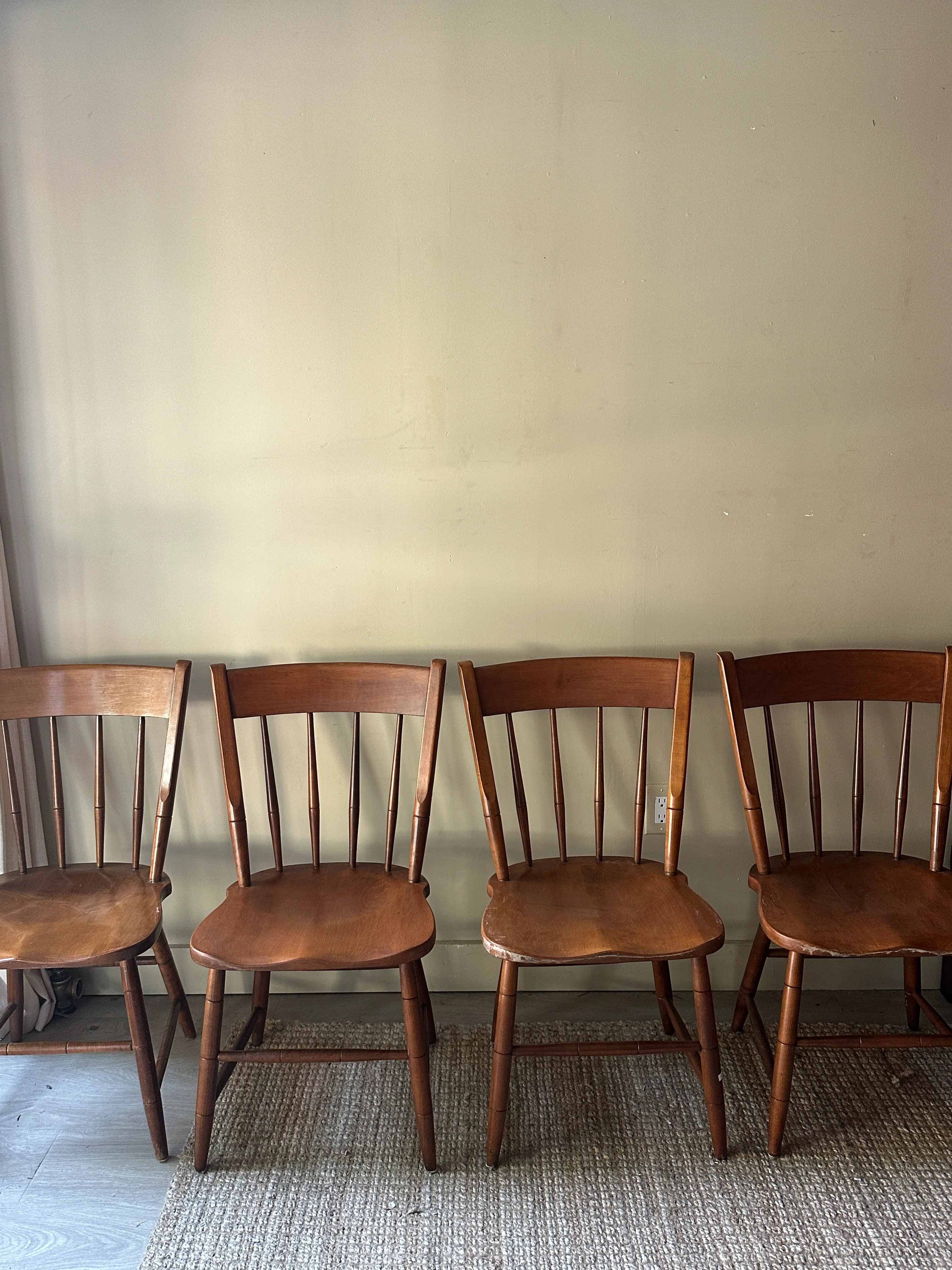 Haywood Wakefield dining chairs. Sold as a set of 4. - Image 2