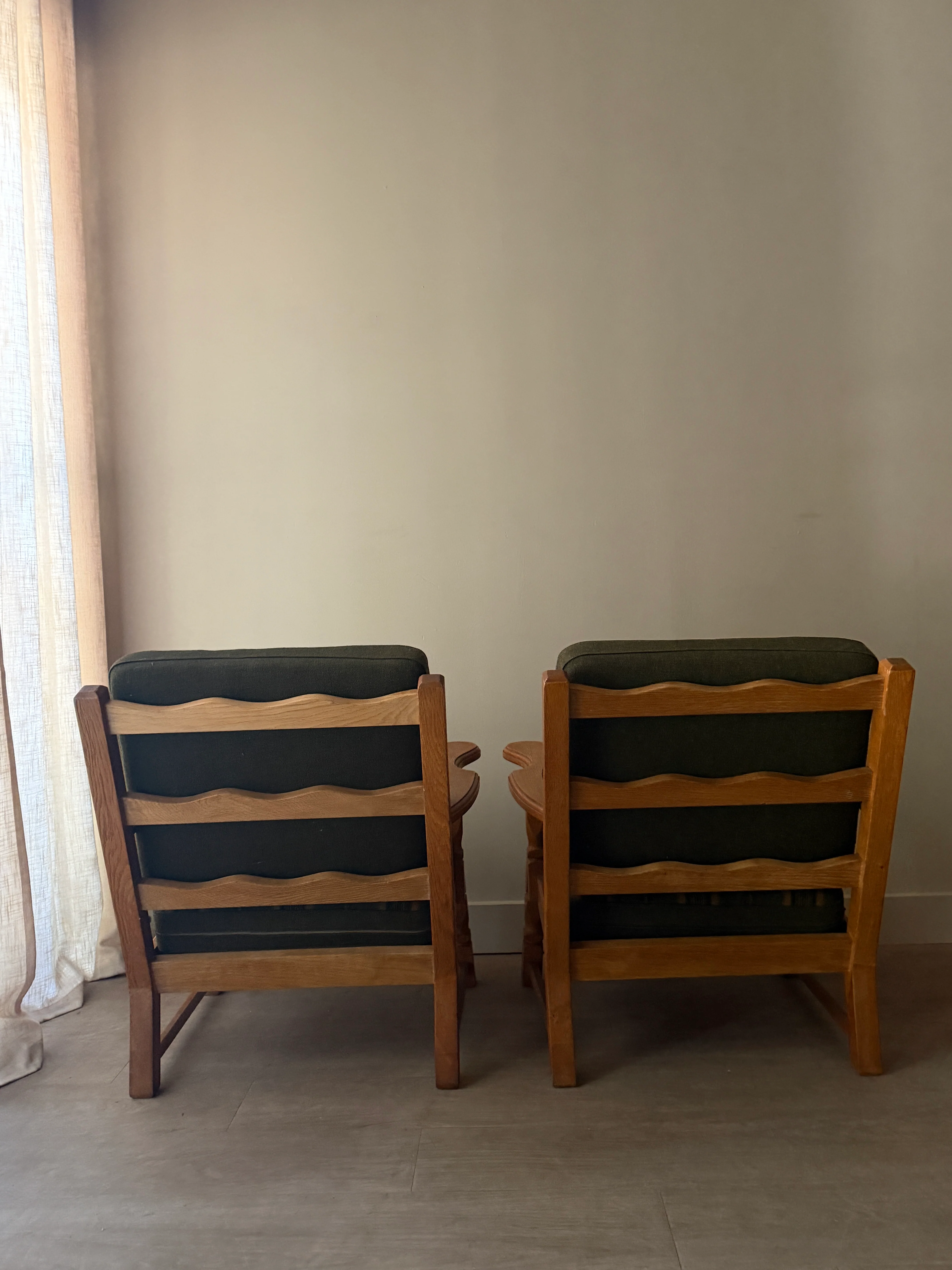 Henning Kjaernulf Danish oak lounge chairs. Sold individually. - Image 4