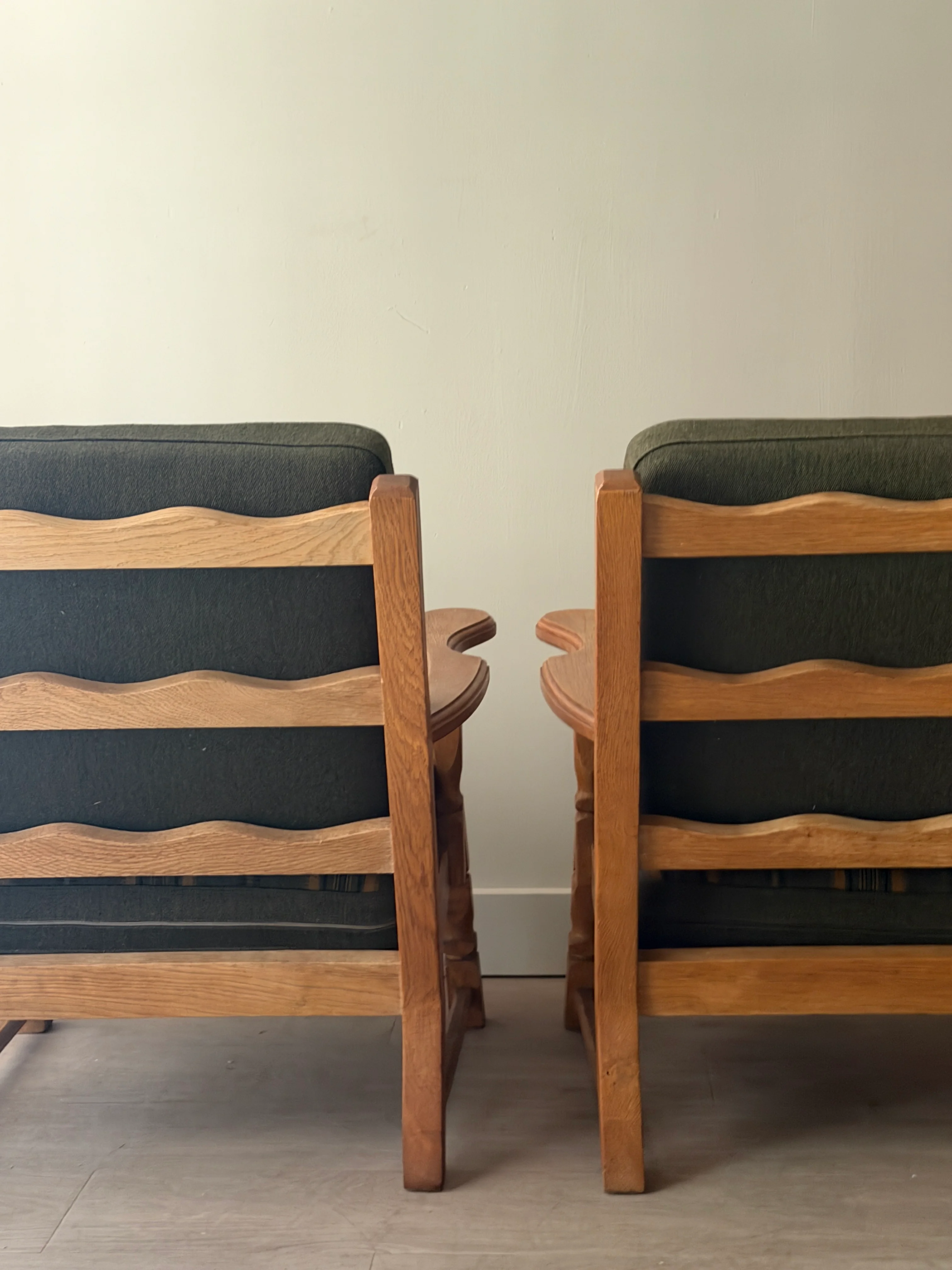 Henning Kjaernulf Danish oak lounge chairs. Sold individually. - Image 5
