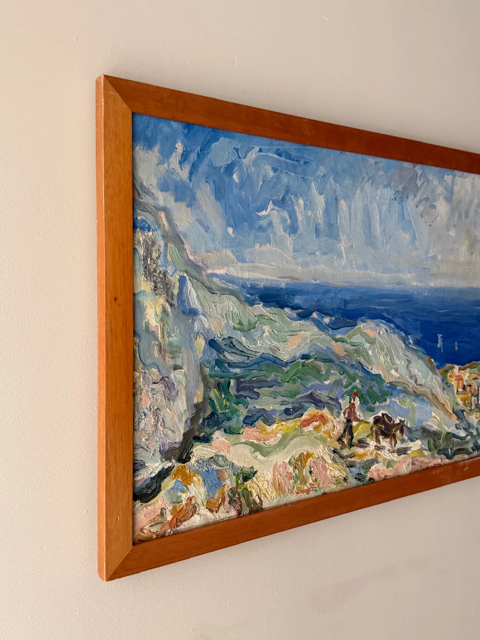 Impressionist South of France seascape. Signed. - Image 2