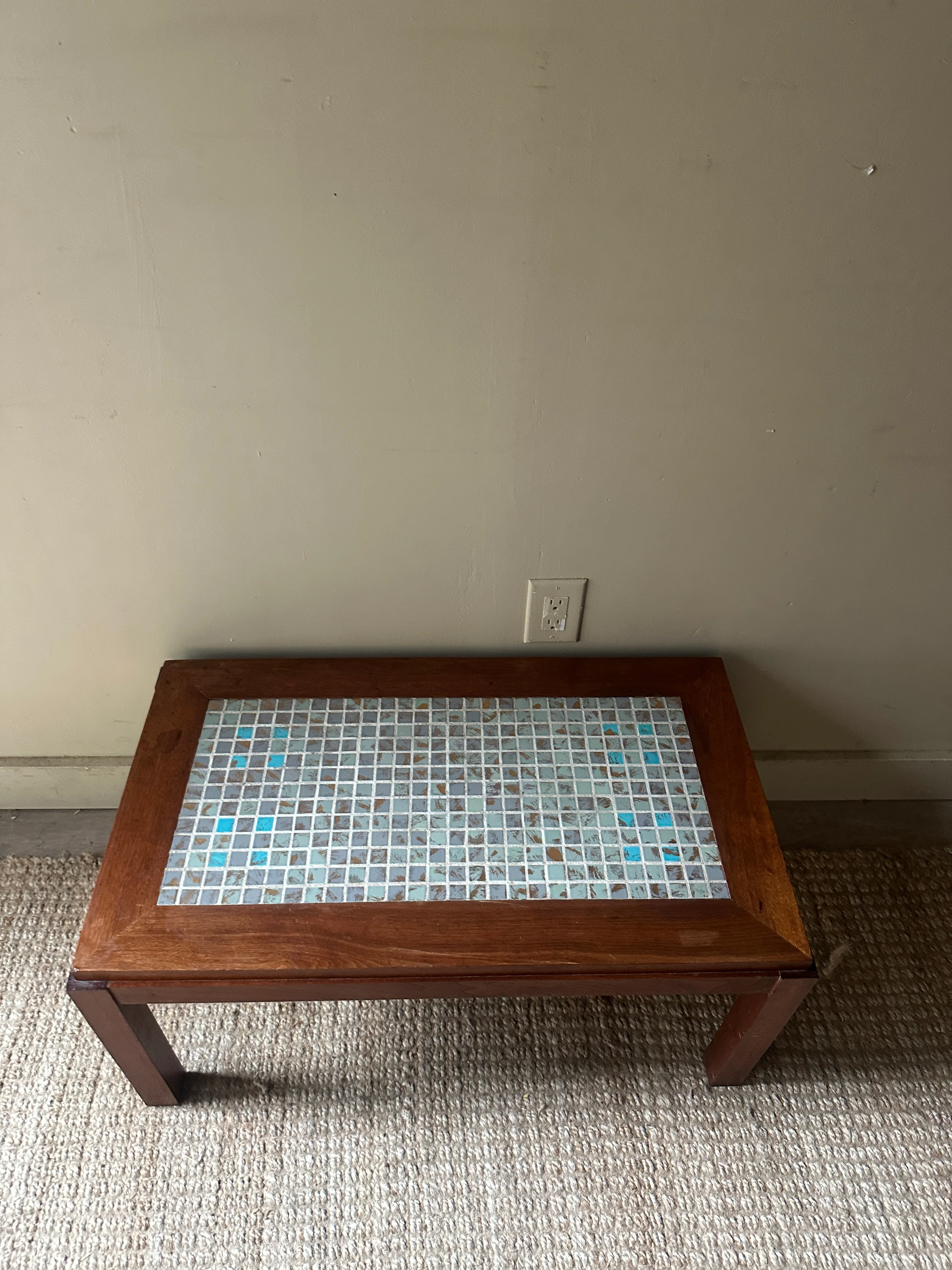 Italian tile coffee table - Image 5
