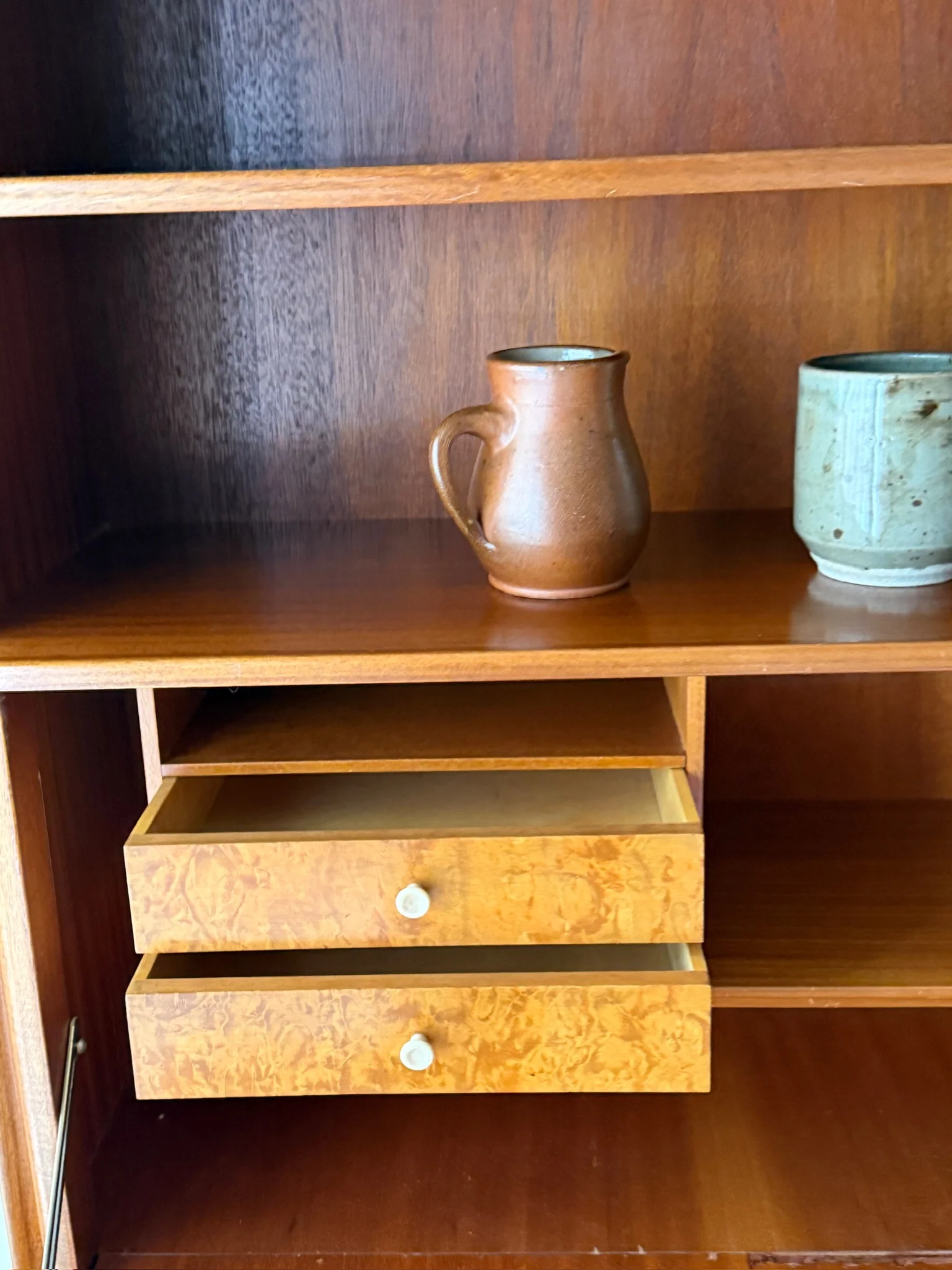 Johannesberg Swedish mahogany secretary hutch - Image 6