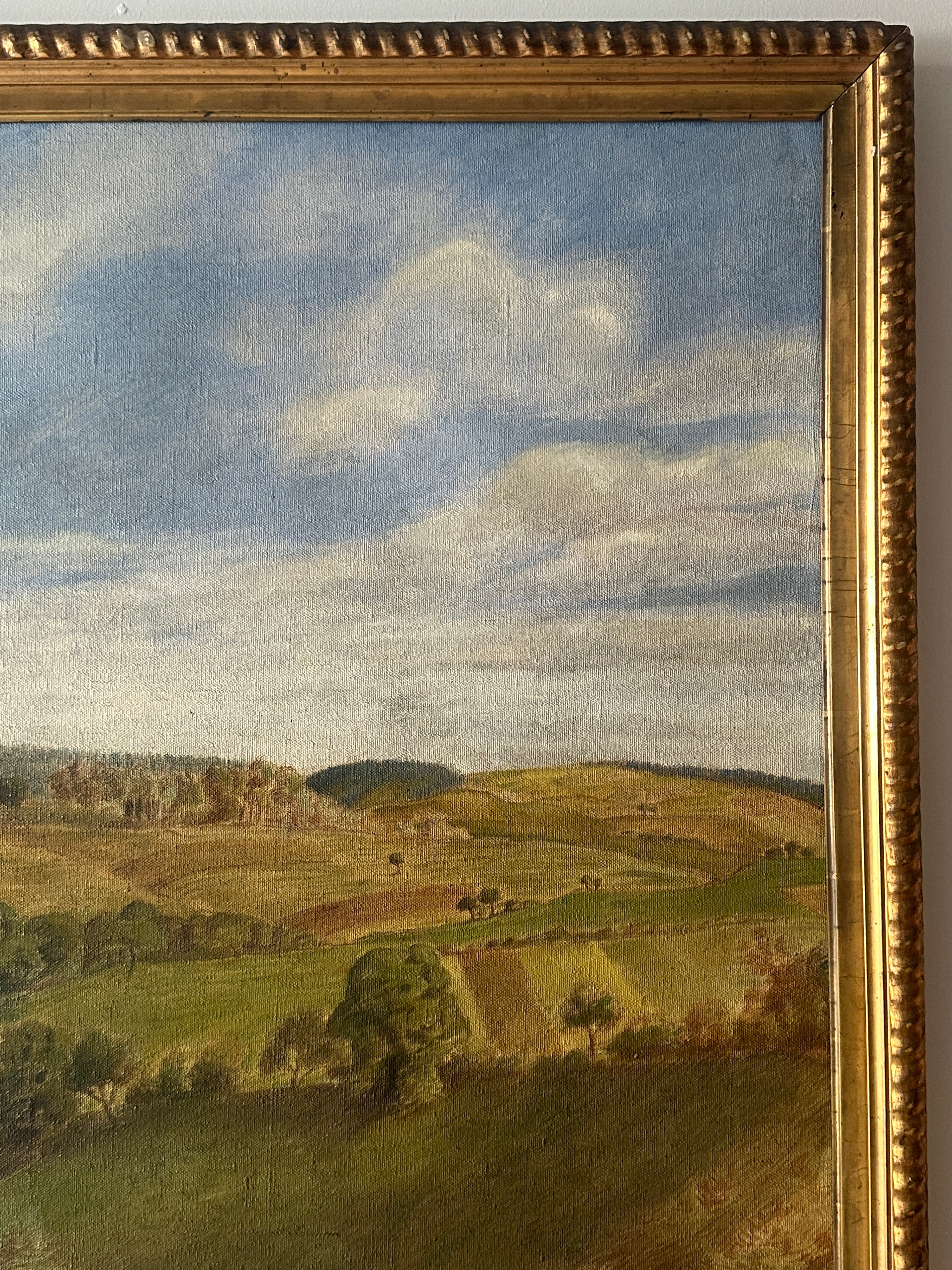 Large Landscape Painting by Lino Vesco c. 1906 - Image 5
