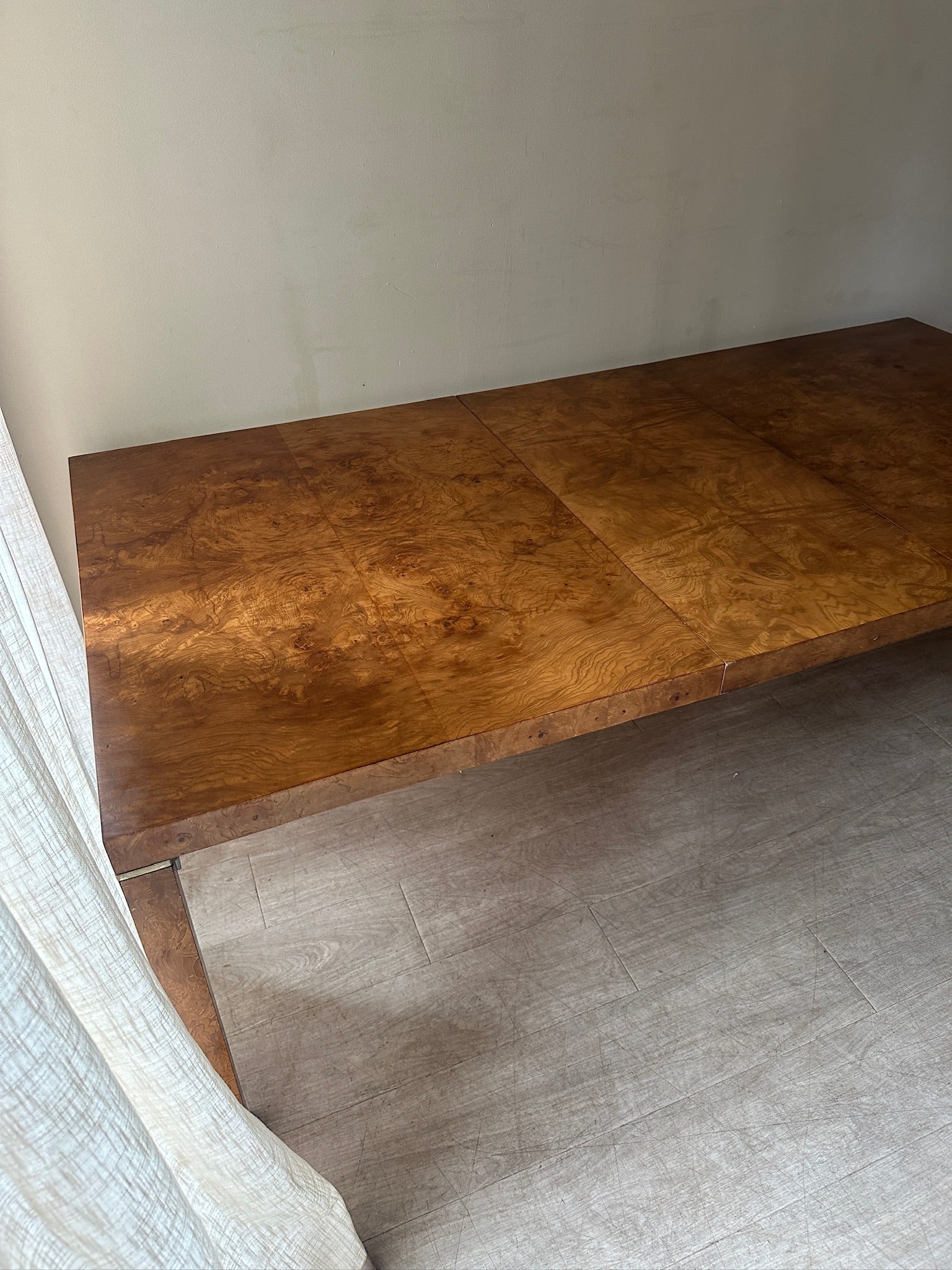 Lane Burlwood dining table with extension - Image 8