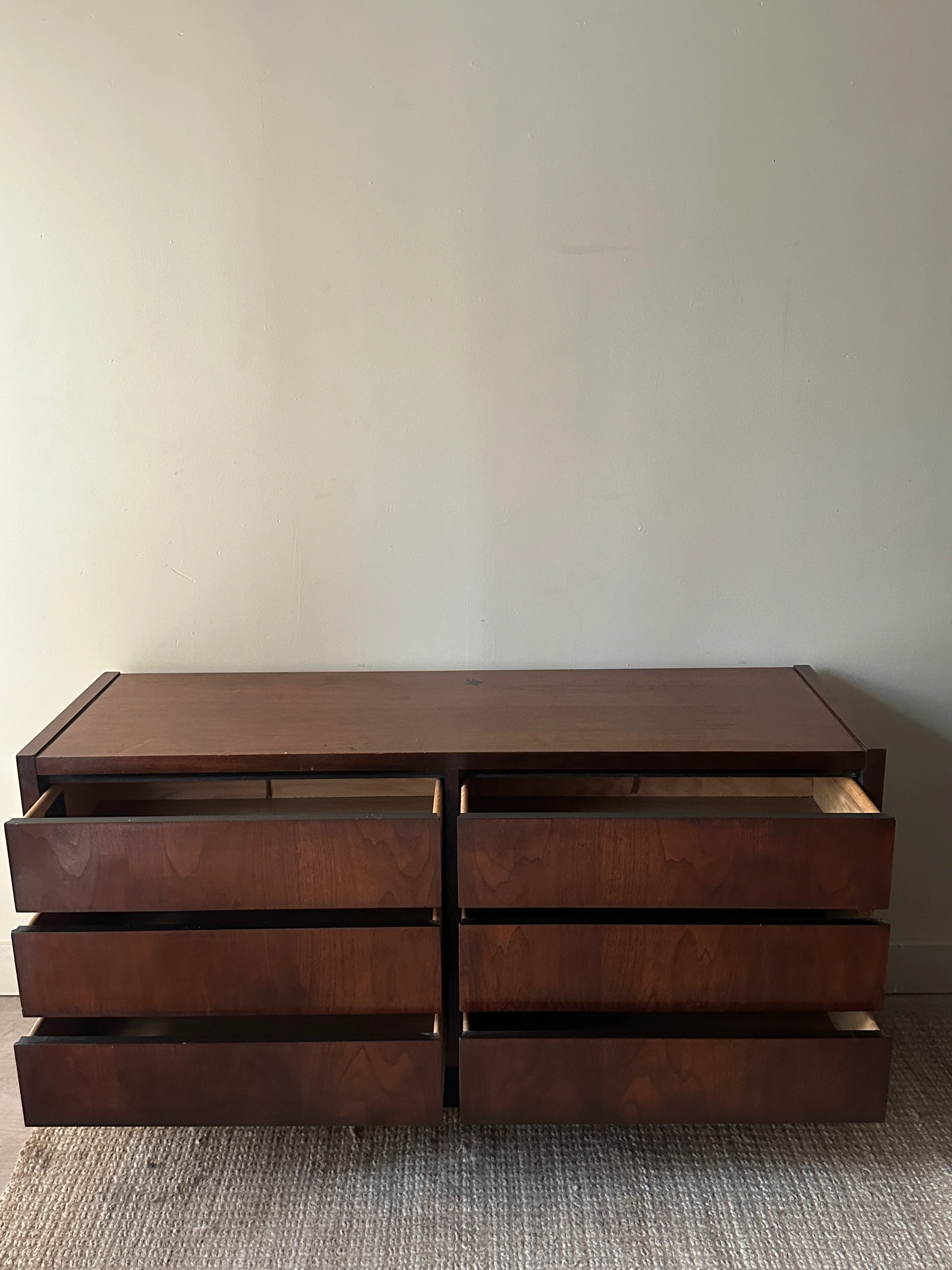 Lane walnut dresser - Image 4