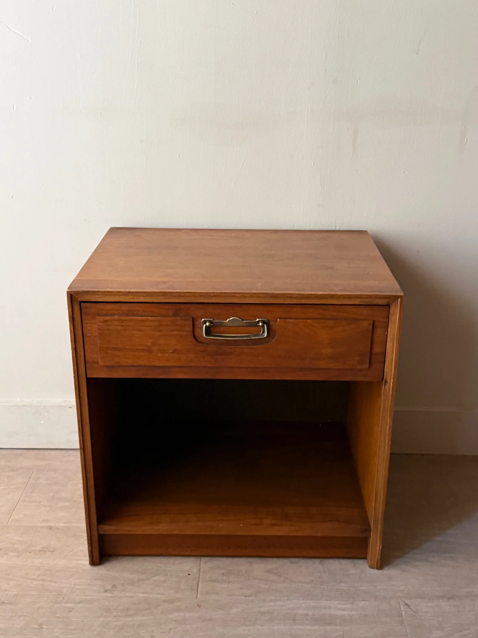 Lane walnut nightstand - Image 2