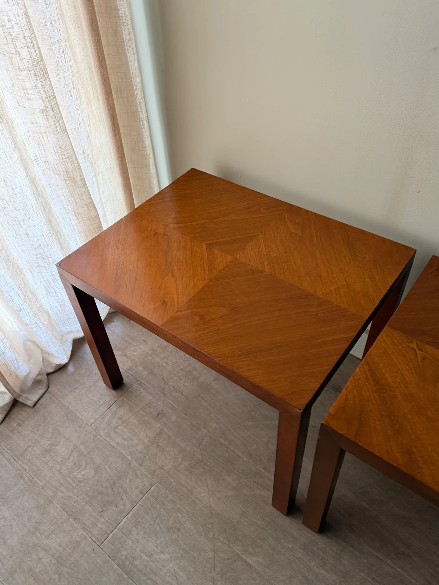 Lane walnut side tables. Sold individually. - Image 4