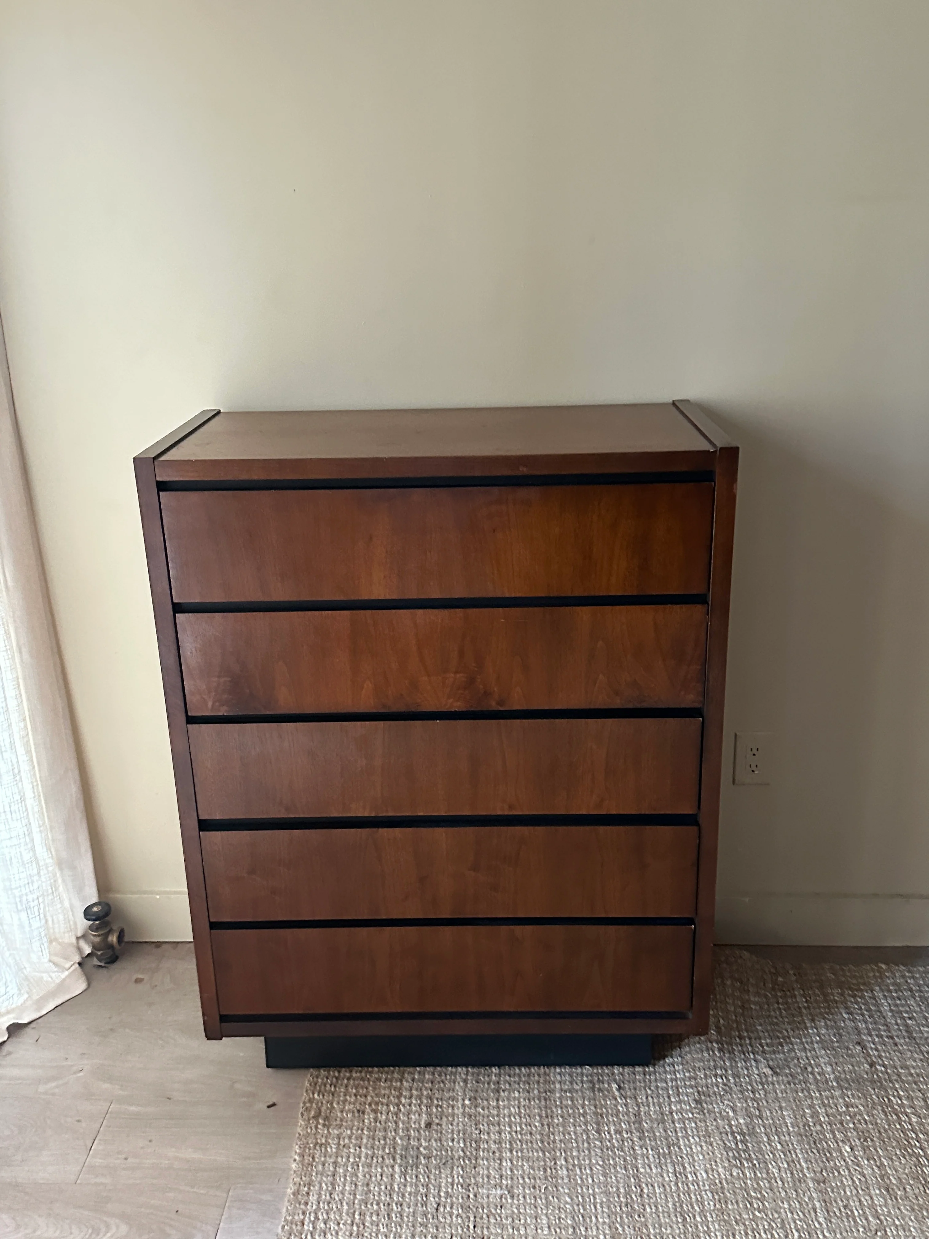 Lane walnut tallboy - Image 2
