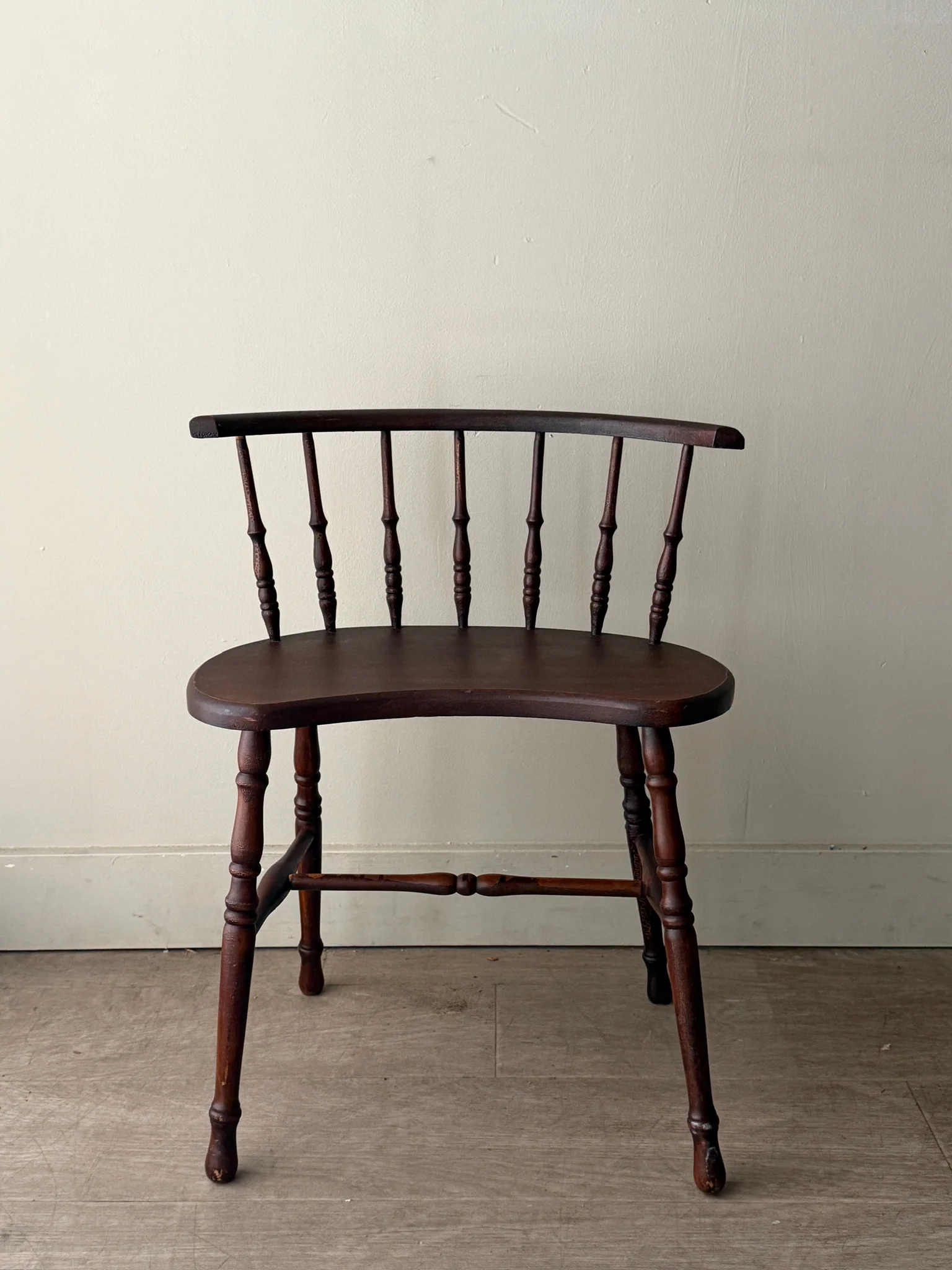 Mahogany vanity stool