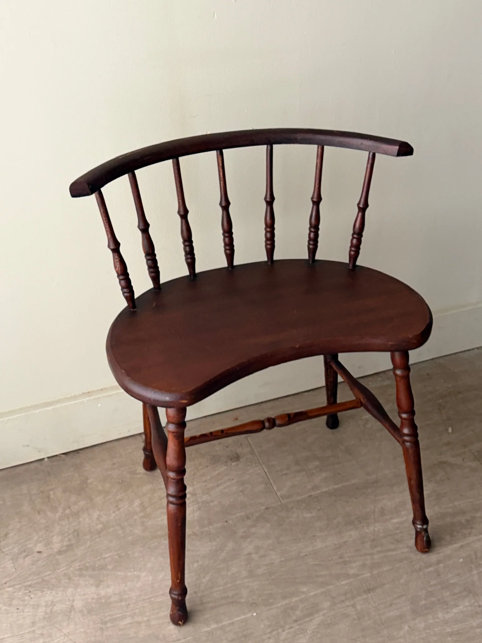 Mahogany vanity stool - Image 2