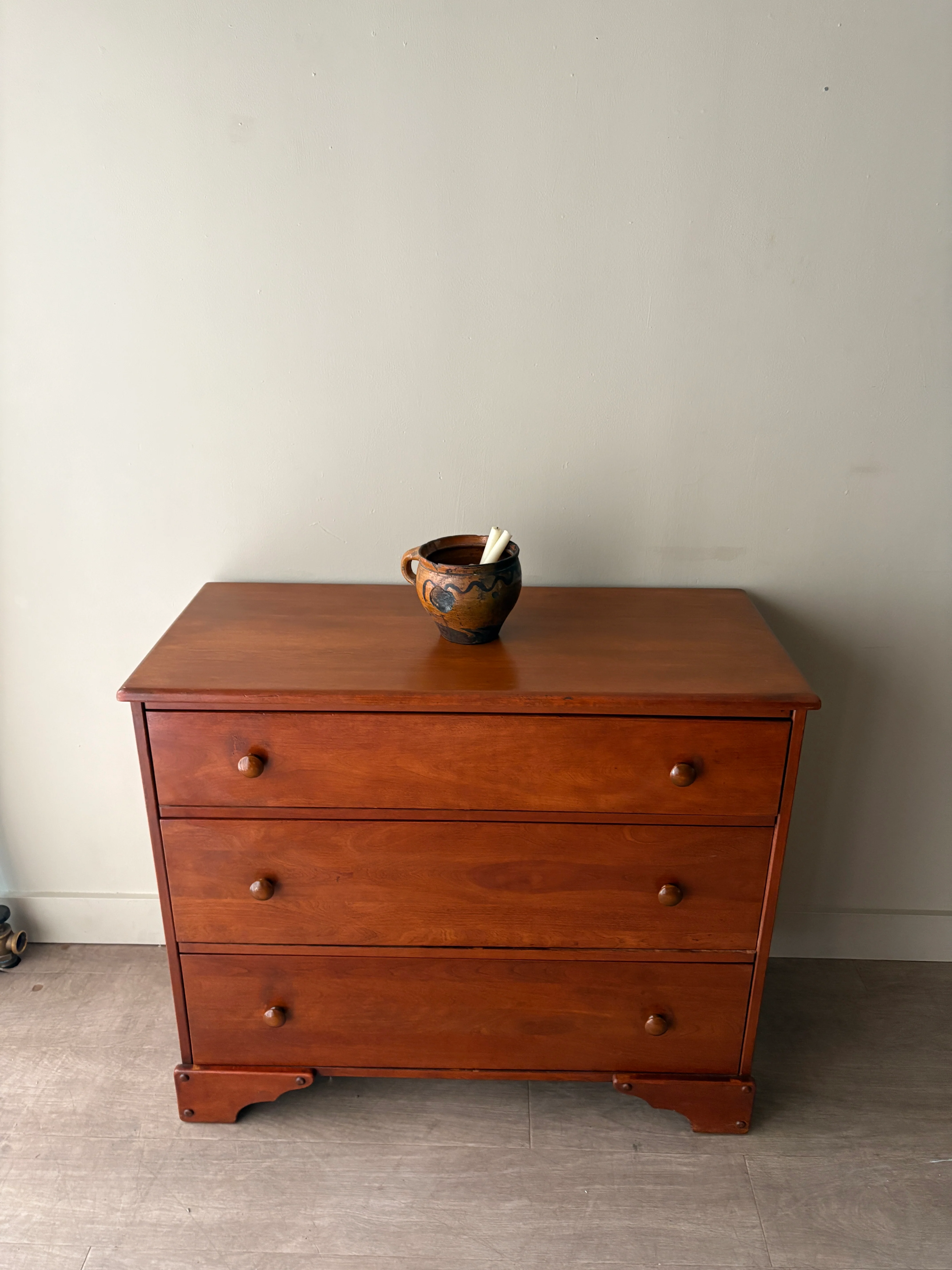 Maple 3 drawer dresser - Image 2
