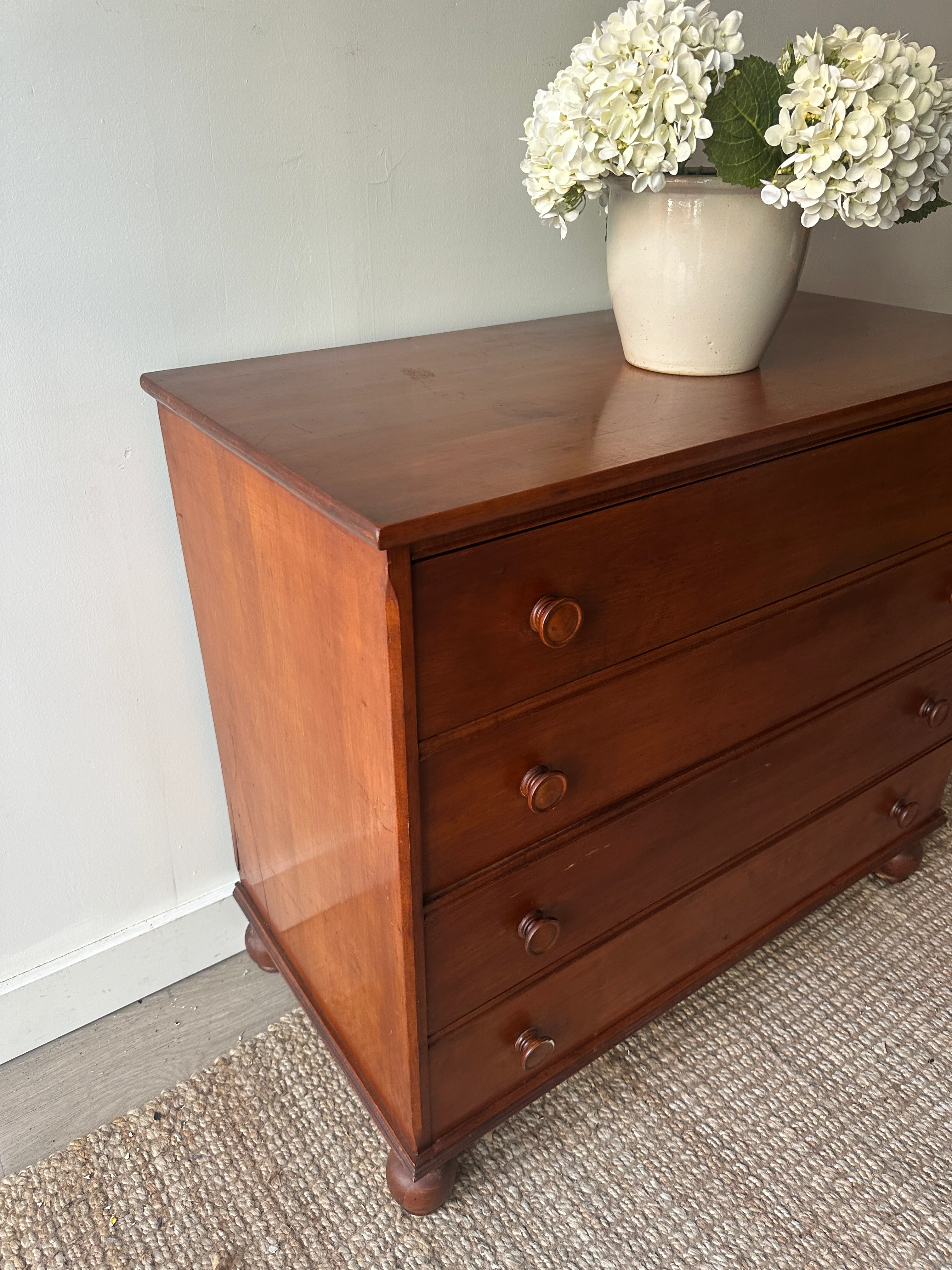 Maple ball foot dresser - Image 3