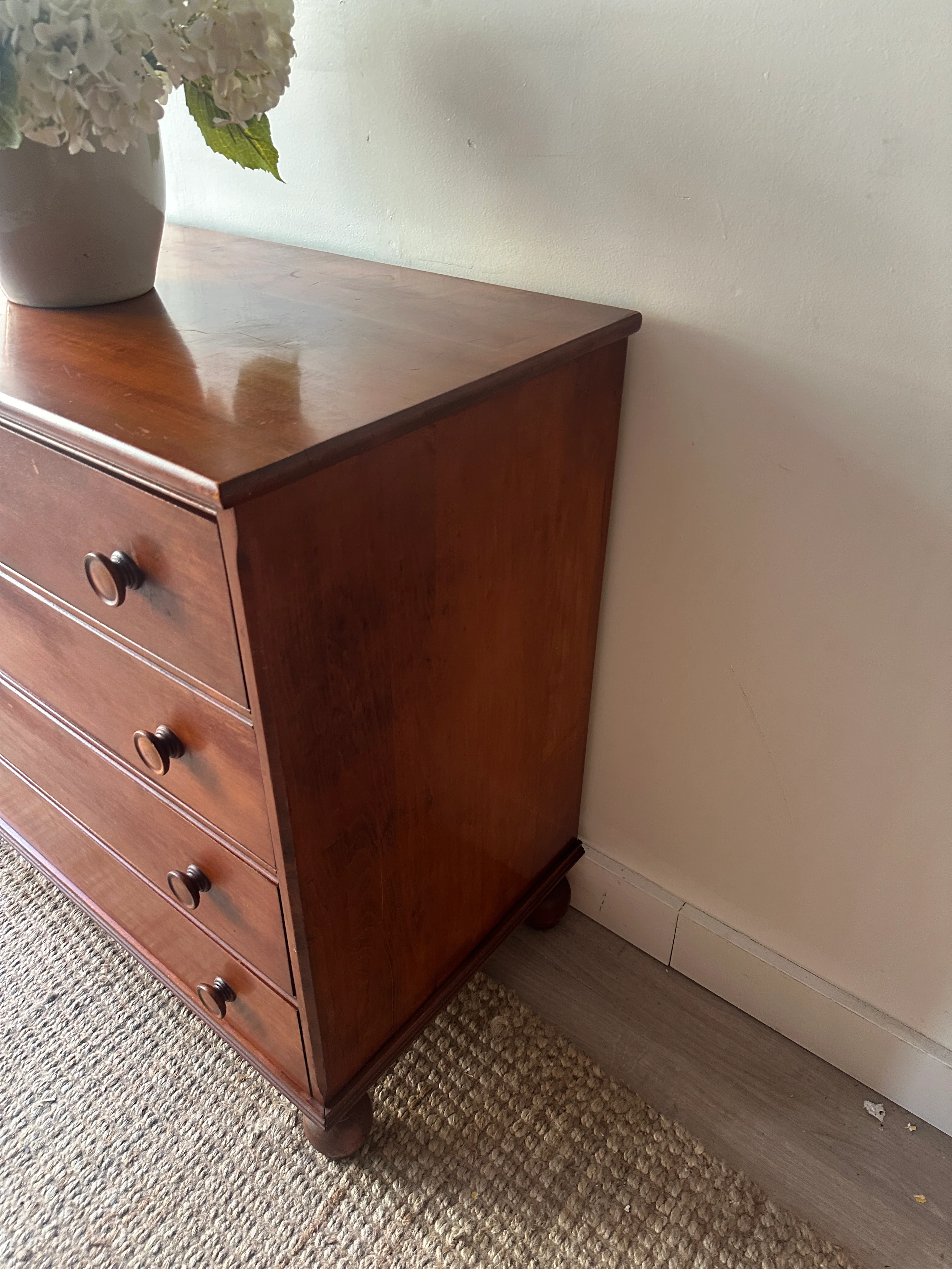 Maple ball foot dresser - Image 4