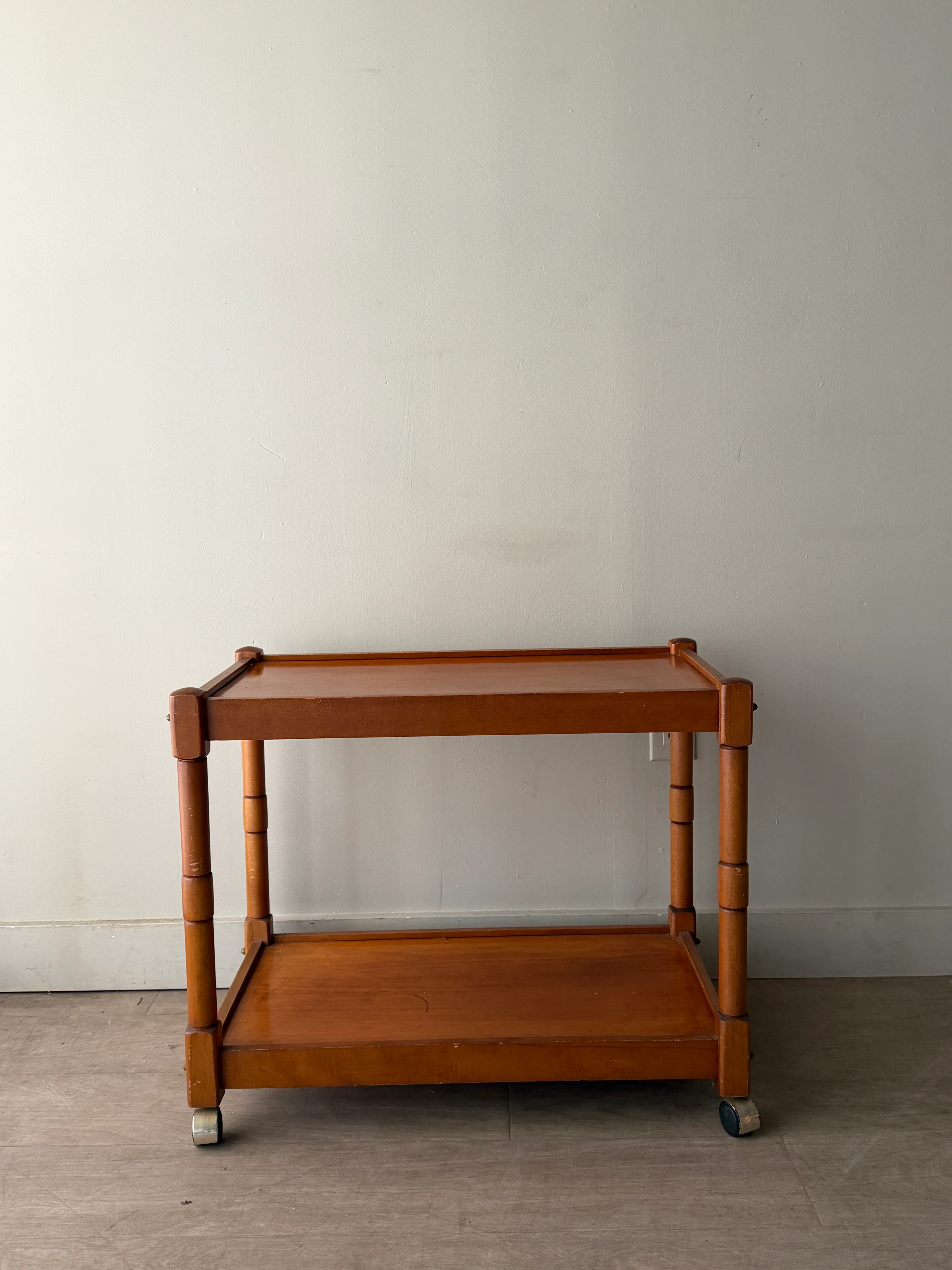 Maple bar cart