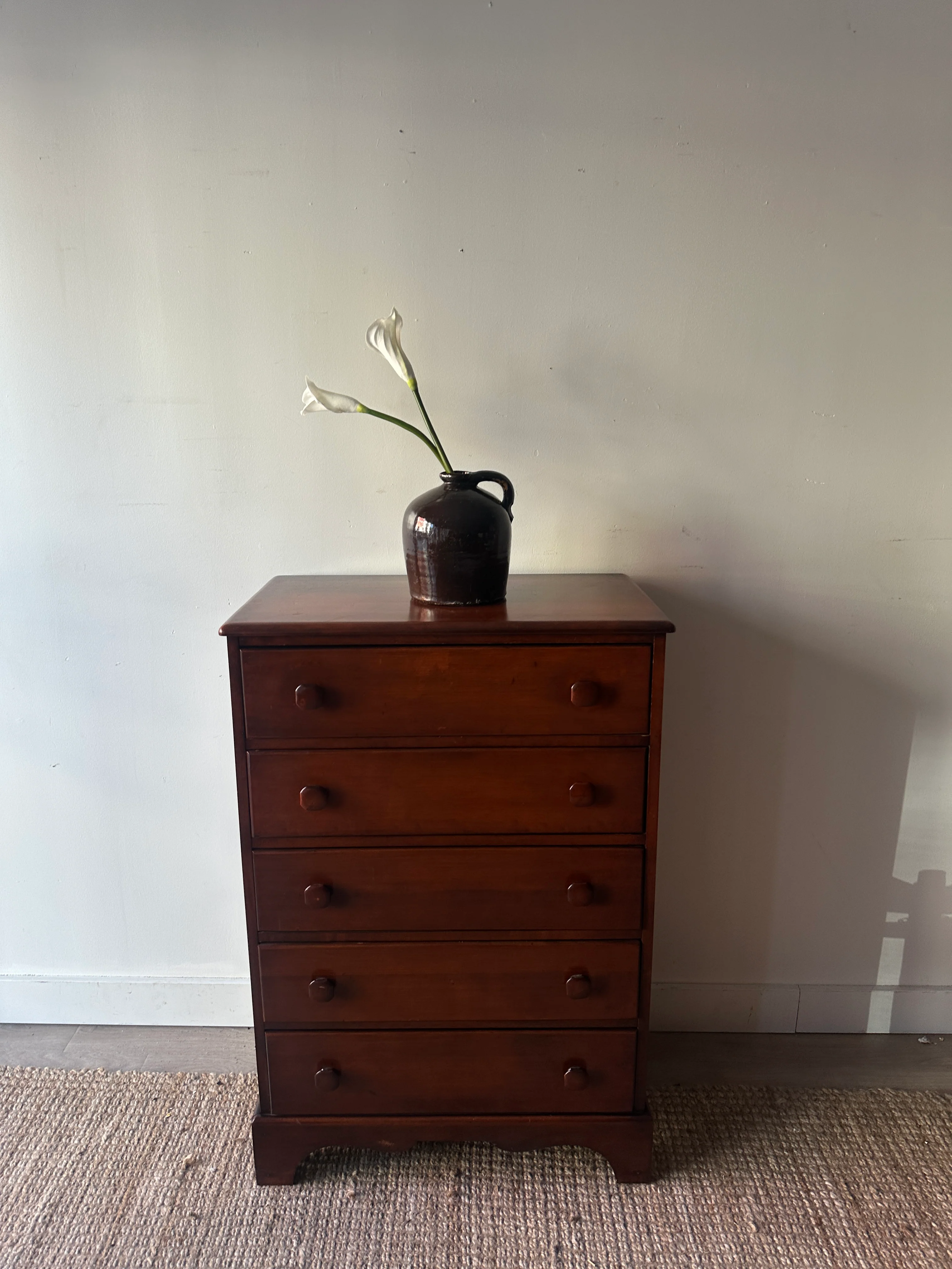 Maple secretary dresser - Image 2