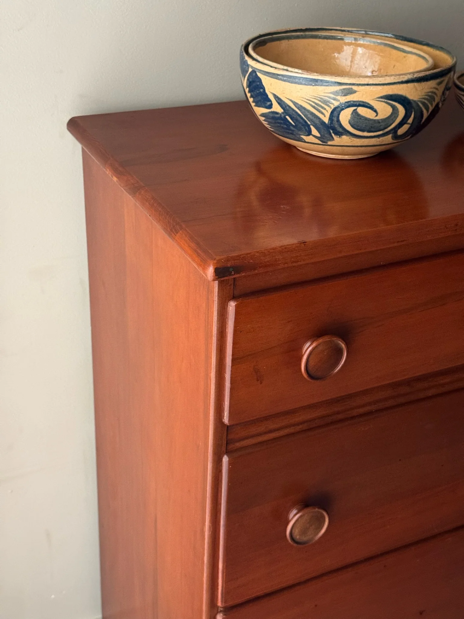 Maple tallboy dresser - Image 2