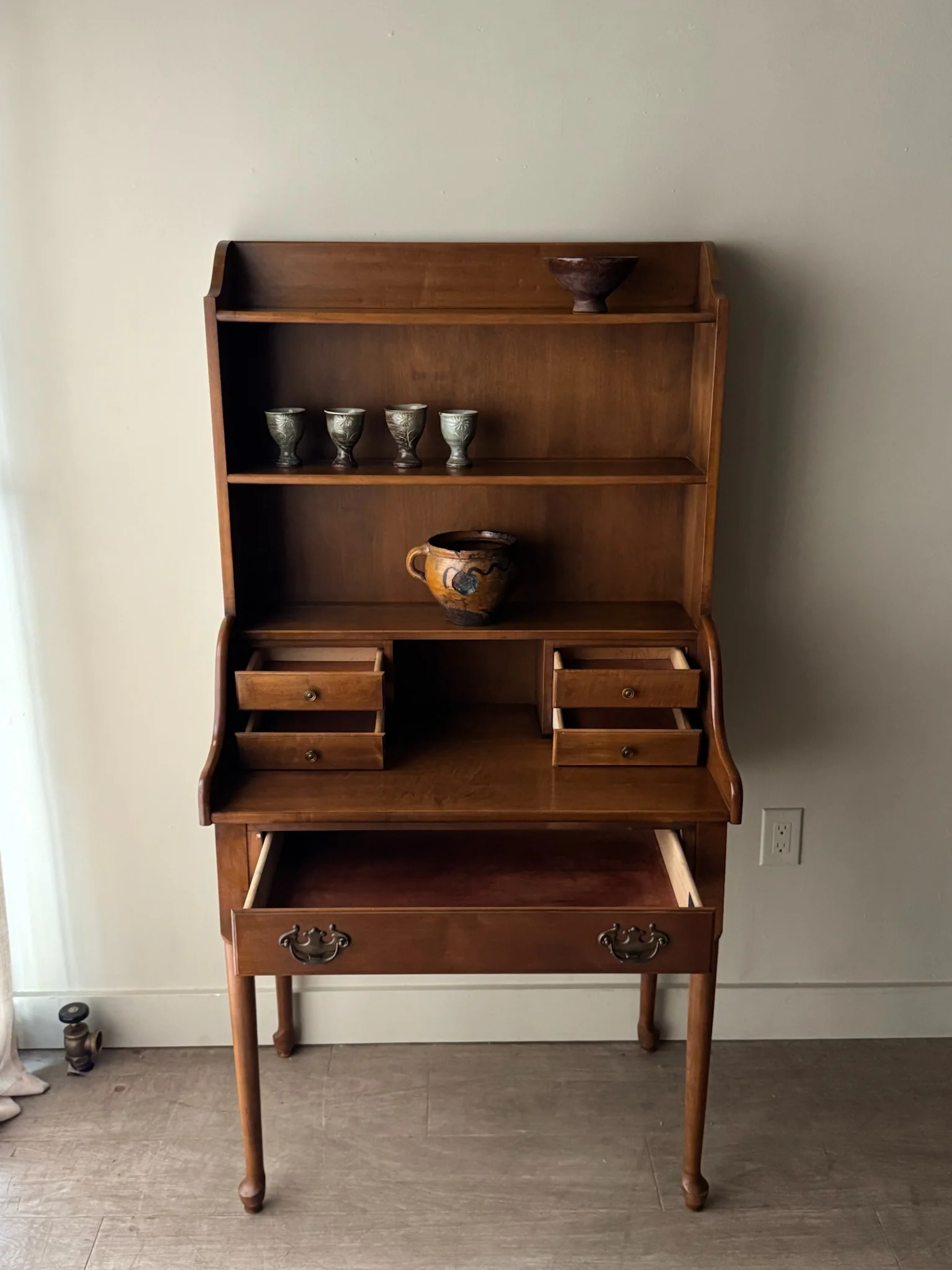 Maple writing desk - Image 5