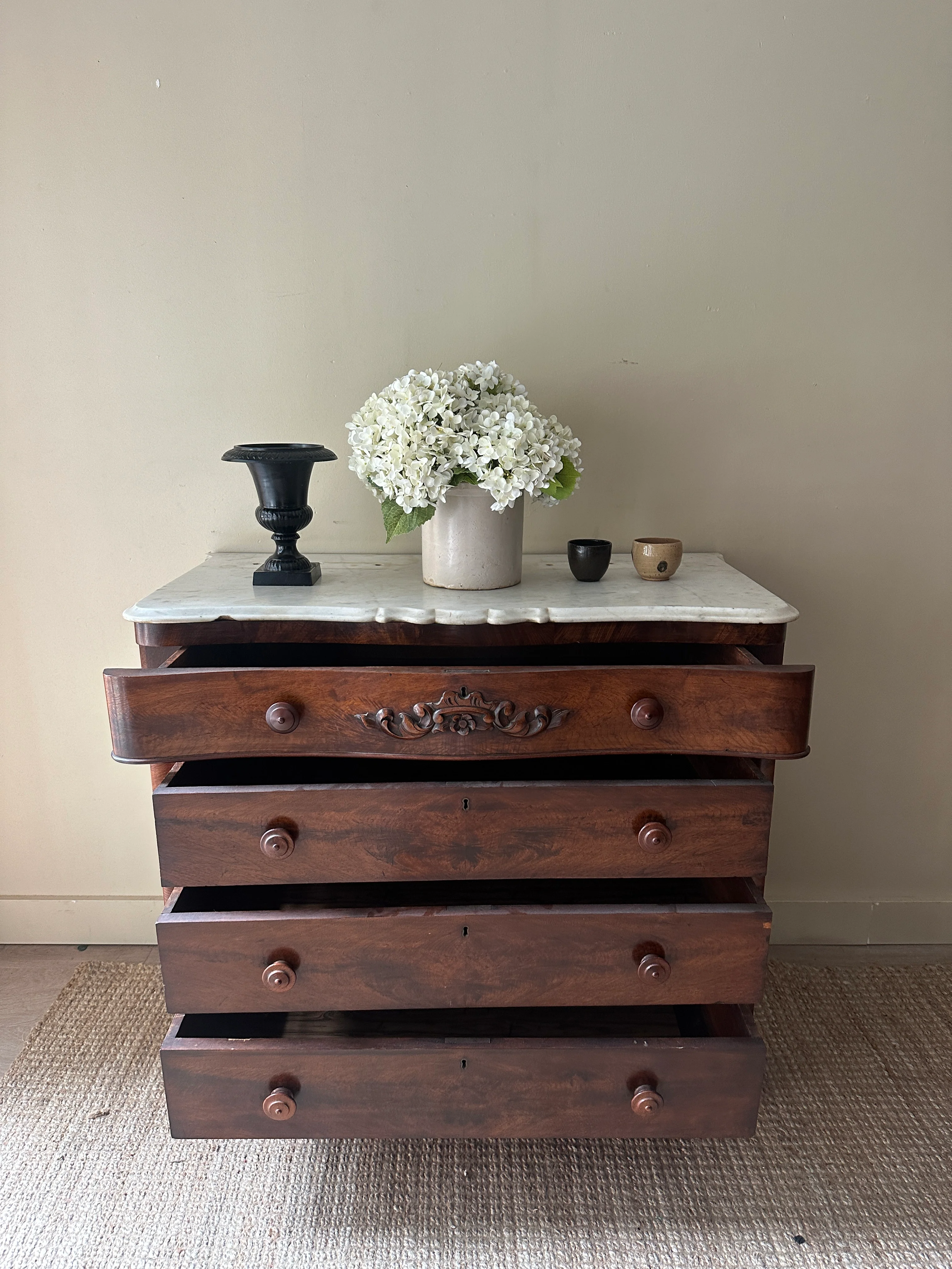 Marble top dresser - Image 5