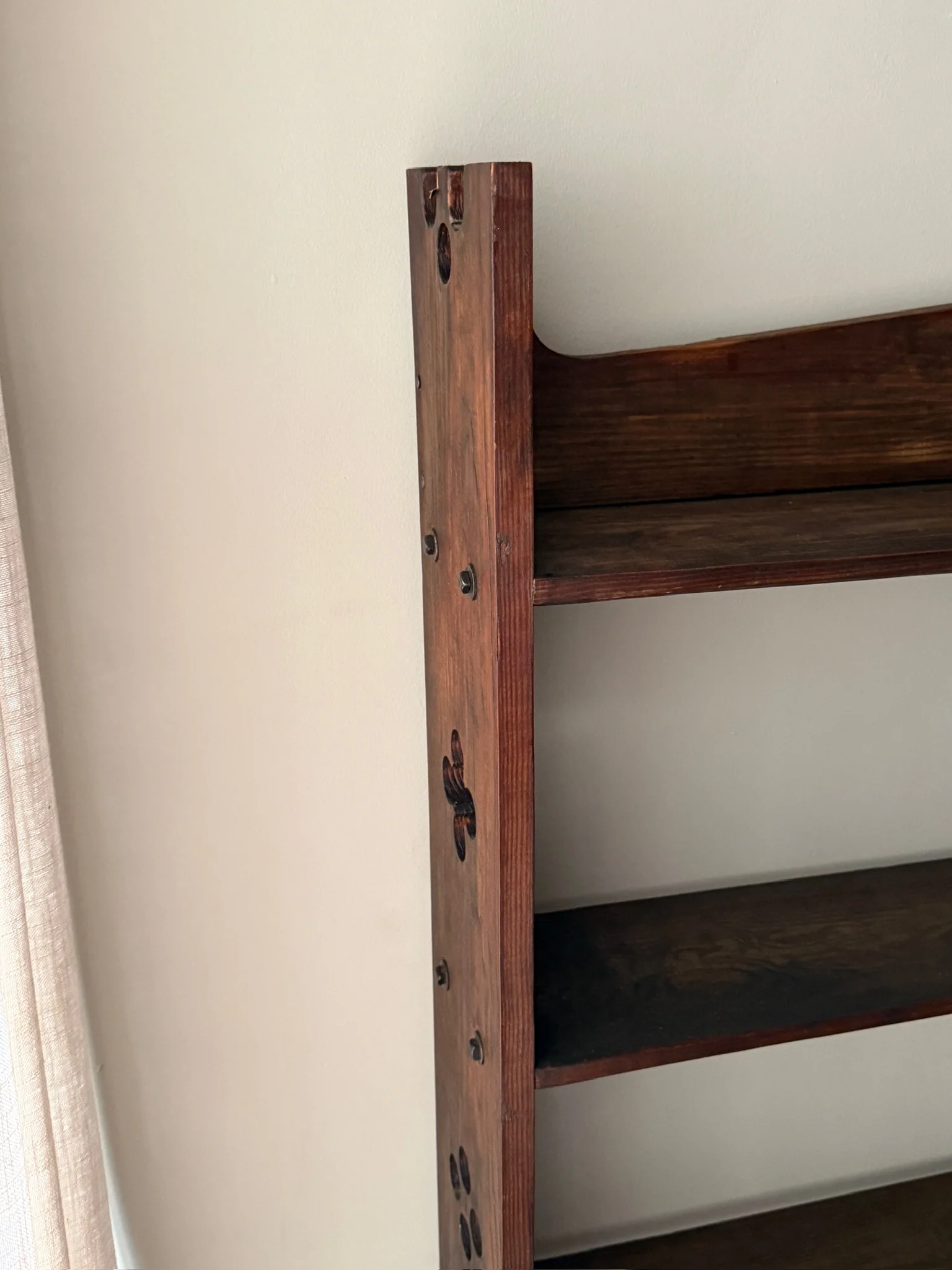 Mission oak shelf - Image 3