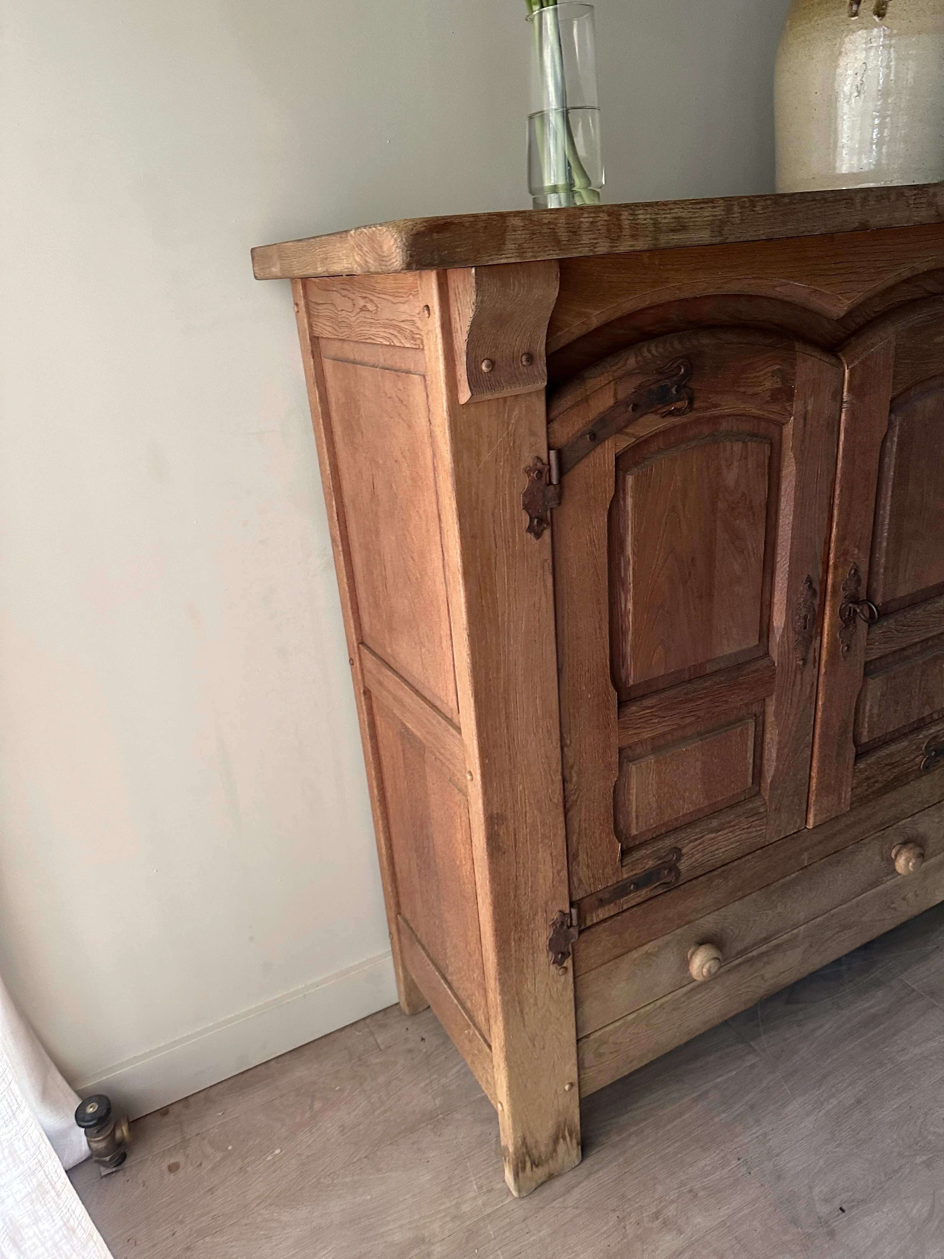 Mission oak cabinet - Image 2
