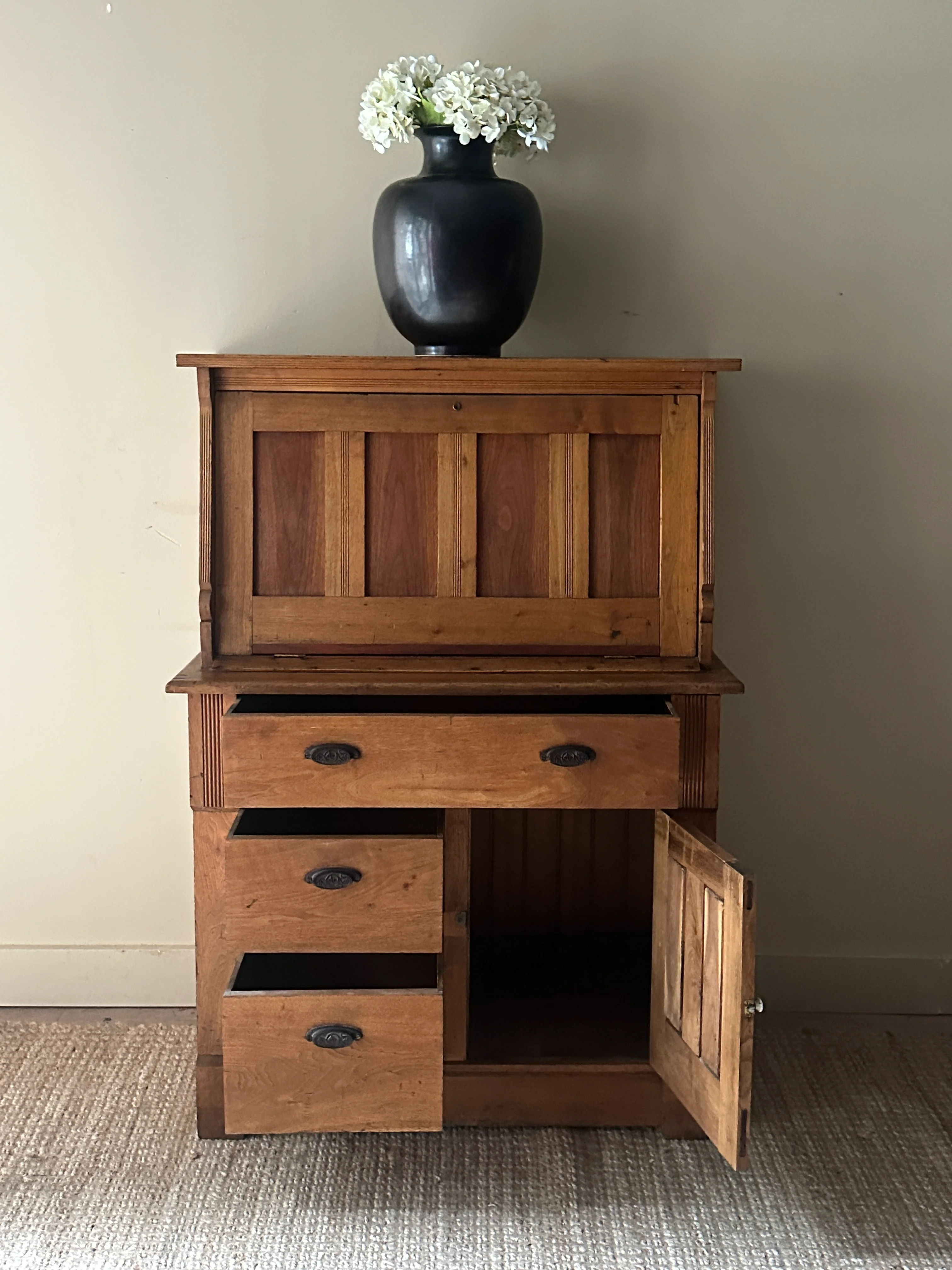 Mixed Wood Secretary Hutch - Image 5