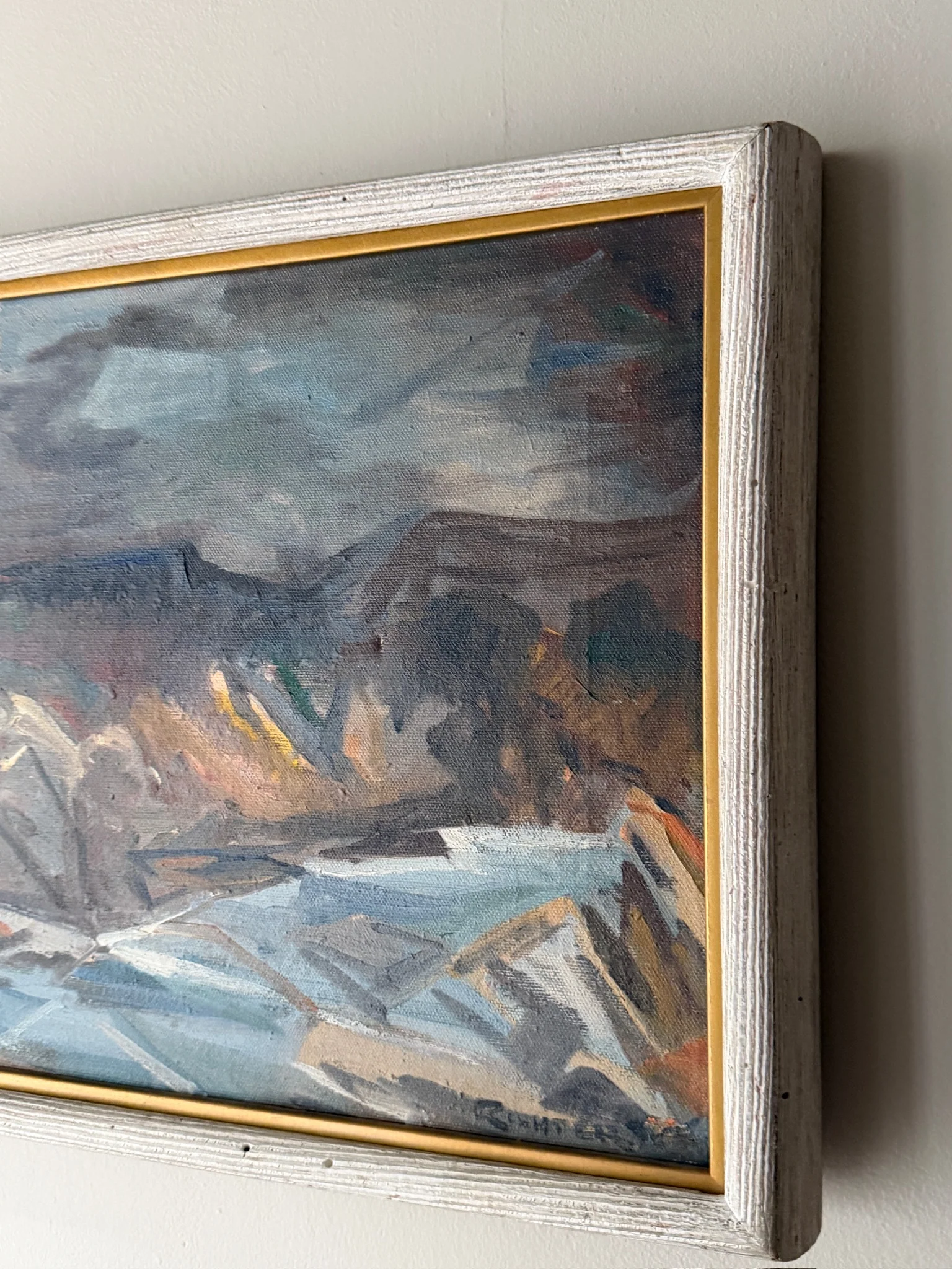 Modernist landscape. Signed “Richter.” - Image 3
