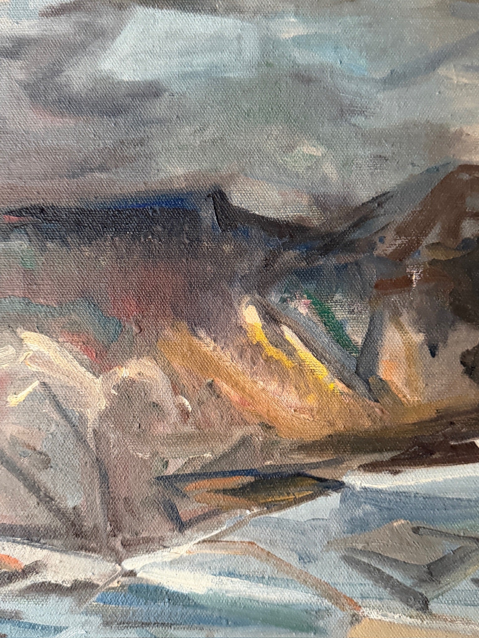Modernist landscape. Signed “Richter.” - Image 4