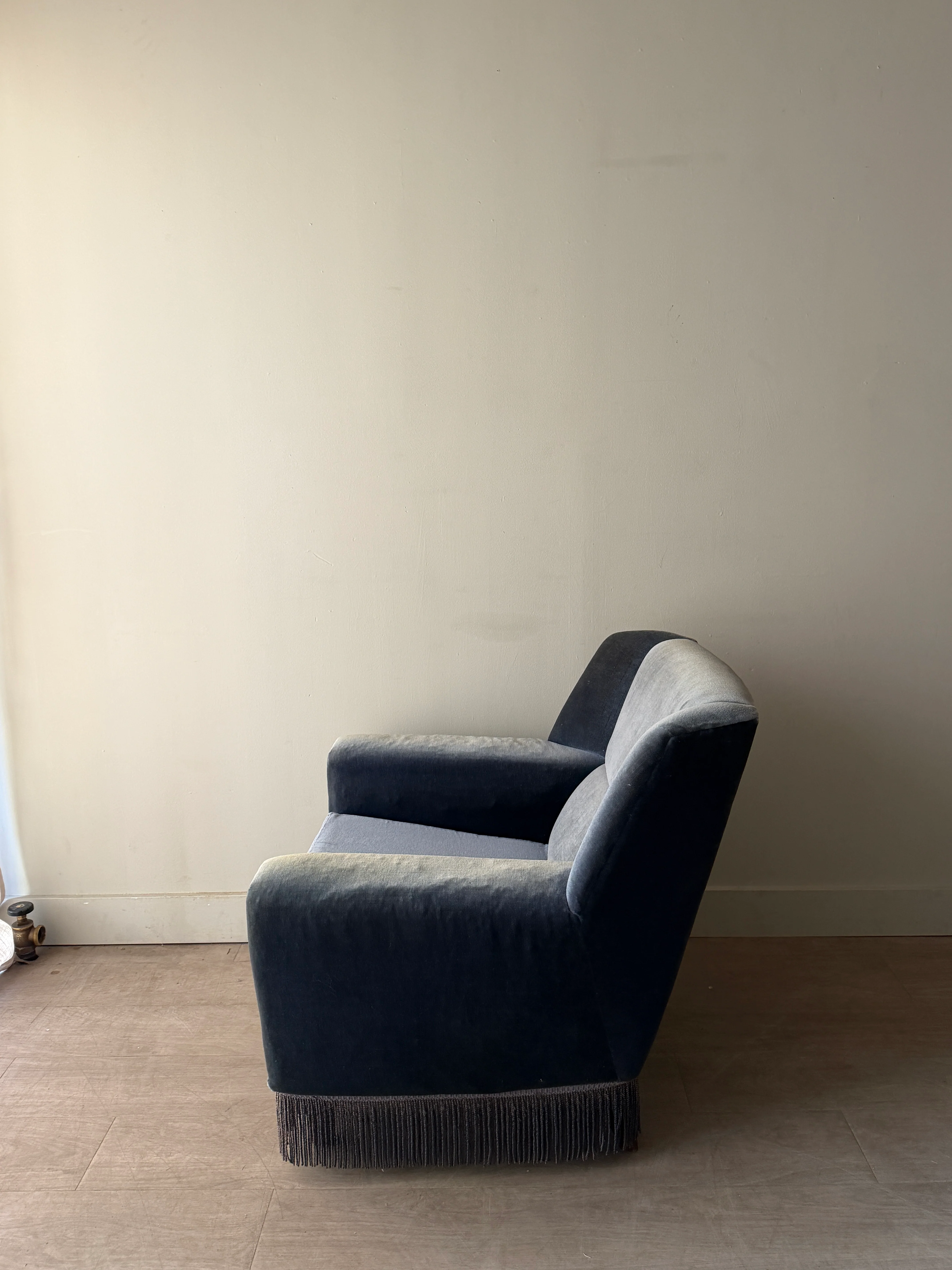 Kurt Ostervig model 61 for Rolschau Mobler Mohair club chair with fringe - Image 3