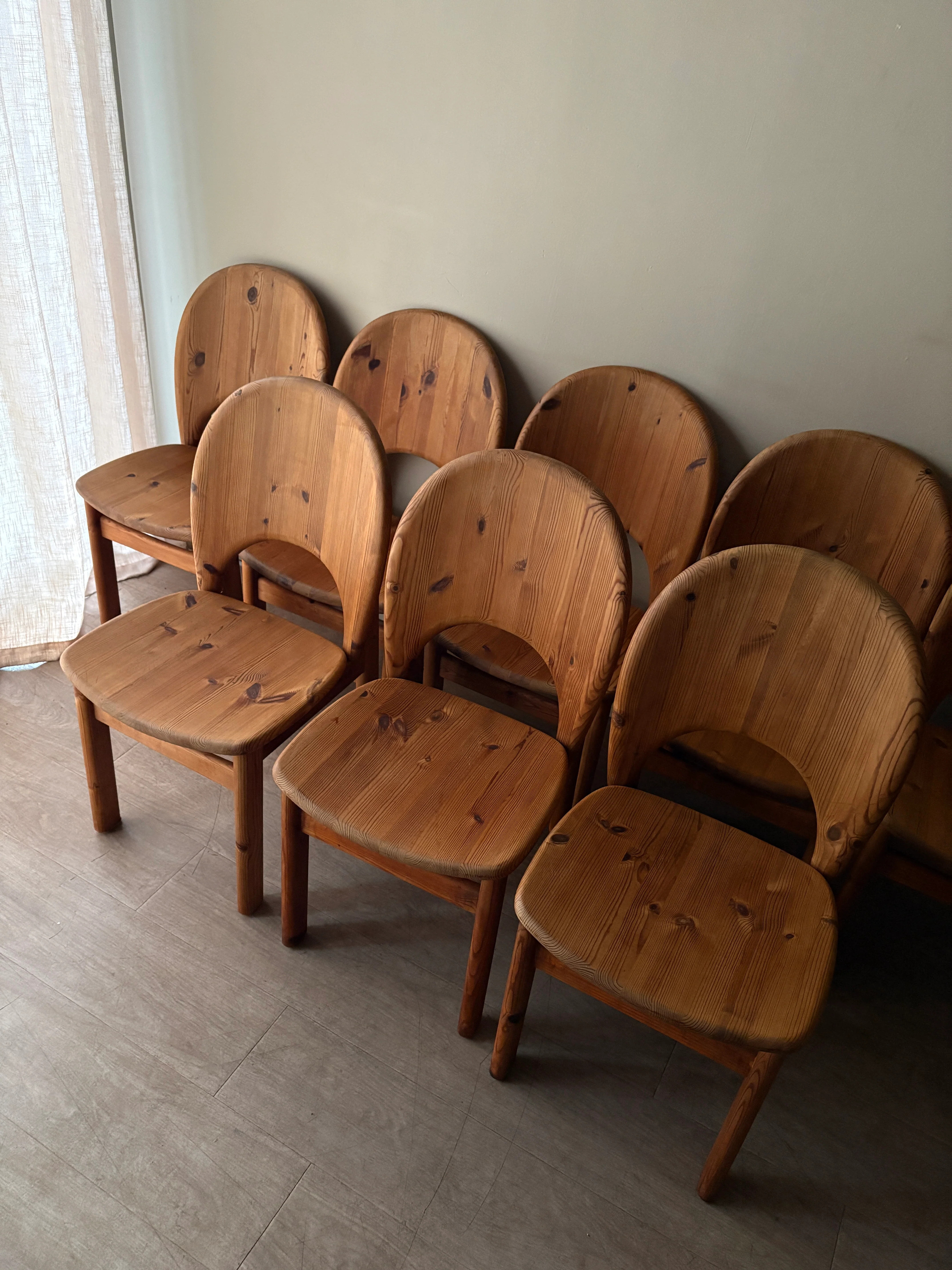 Niels Koefoed pine dining chairs. Sold in sets of 4. - Image 2