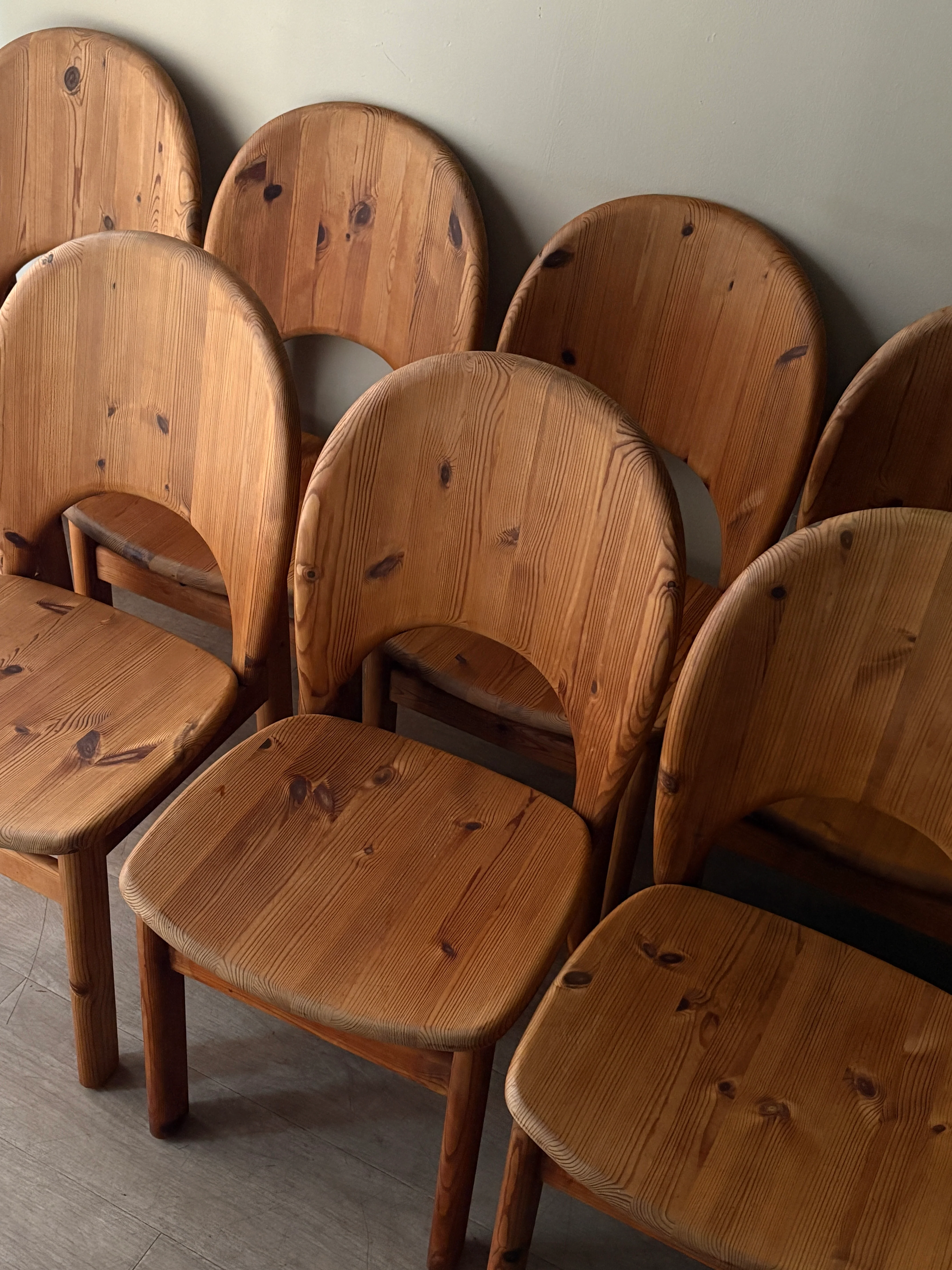 Niels Koefoed pine dining chairs. Sold in sets of 4. - Image 3
