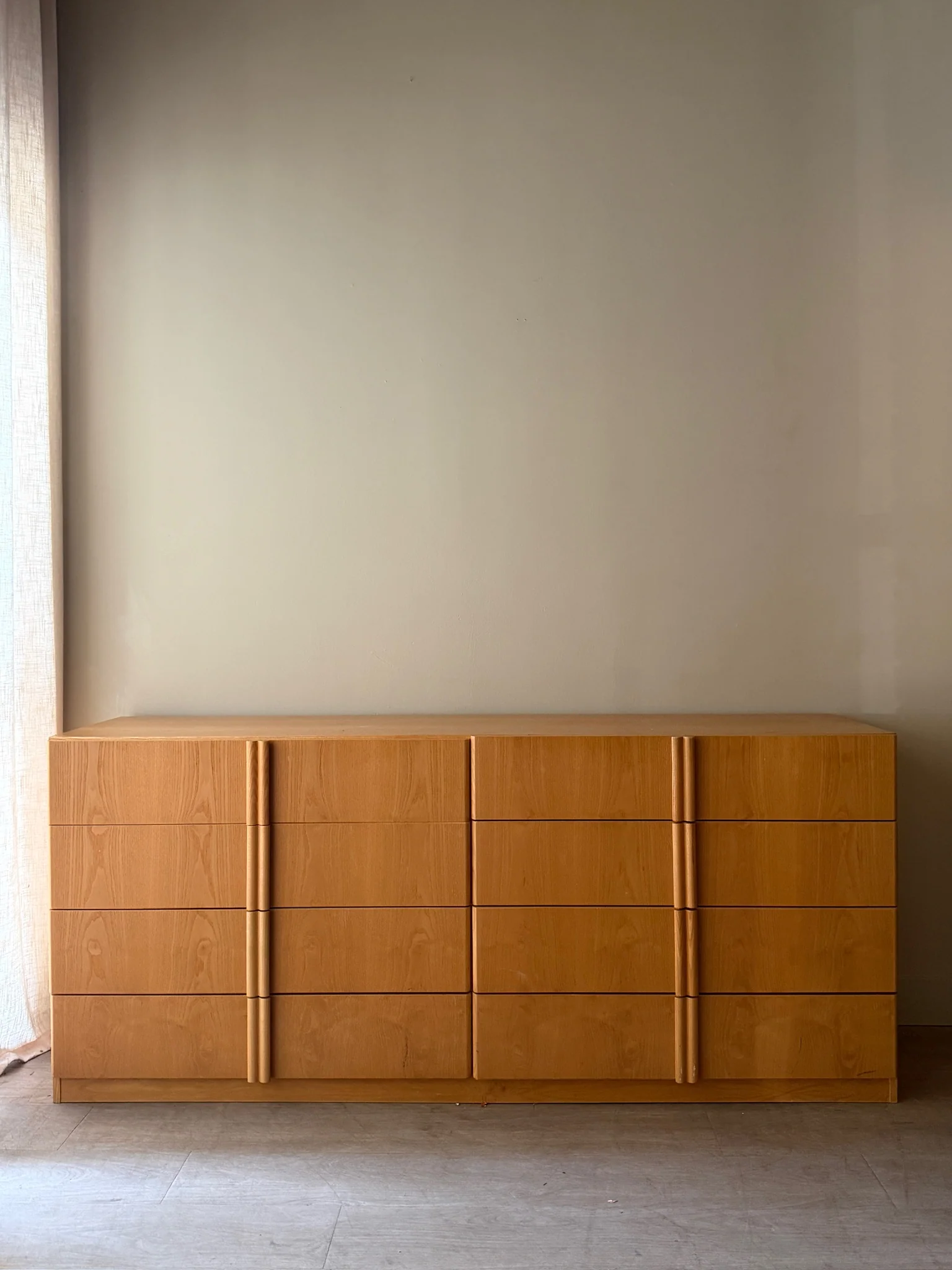 Nordisk Andels-Eksport Danish oak 8 drawer dresser