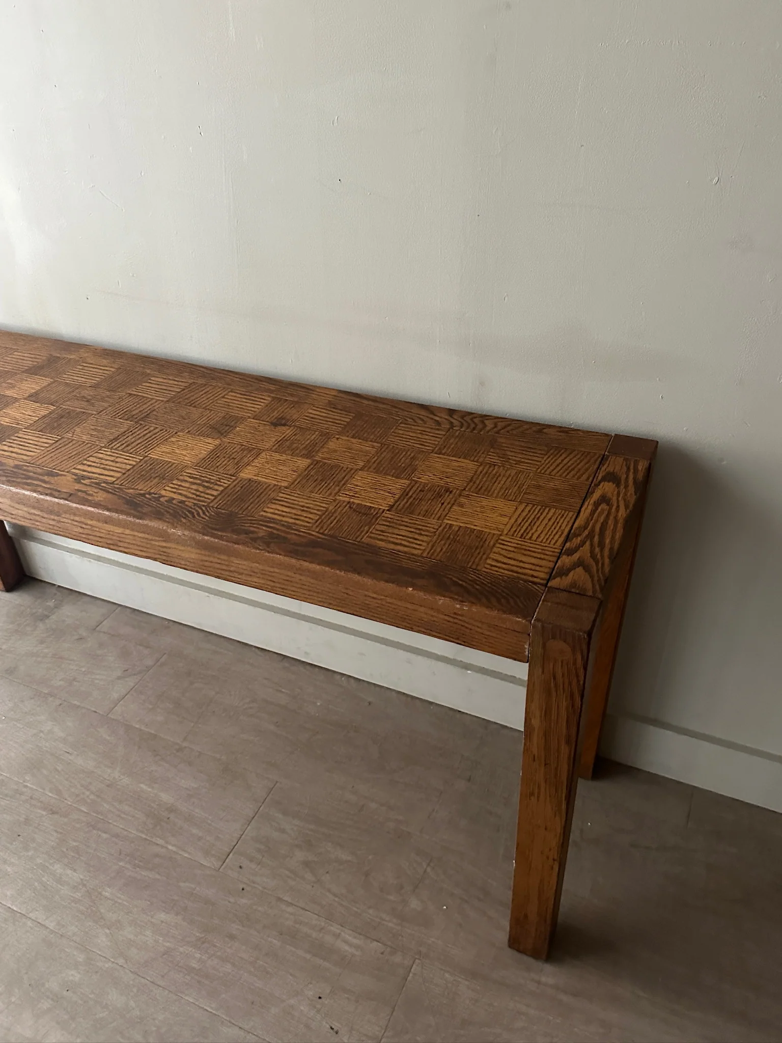 Oak console table - Image 5