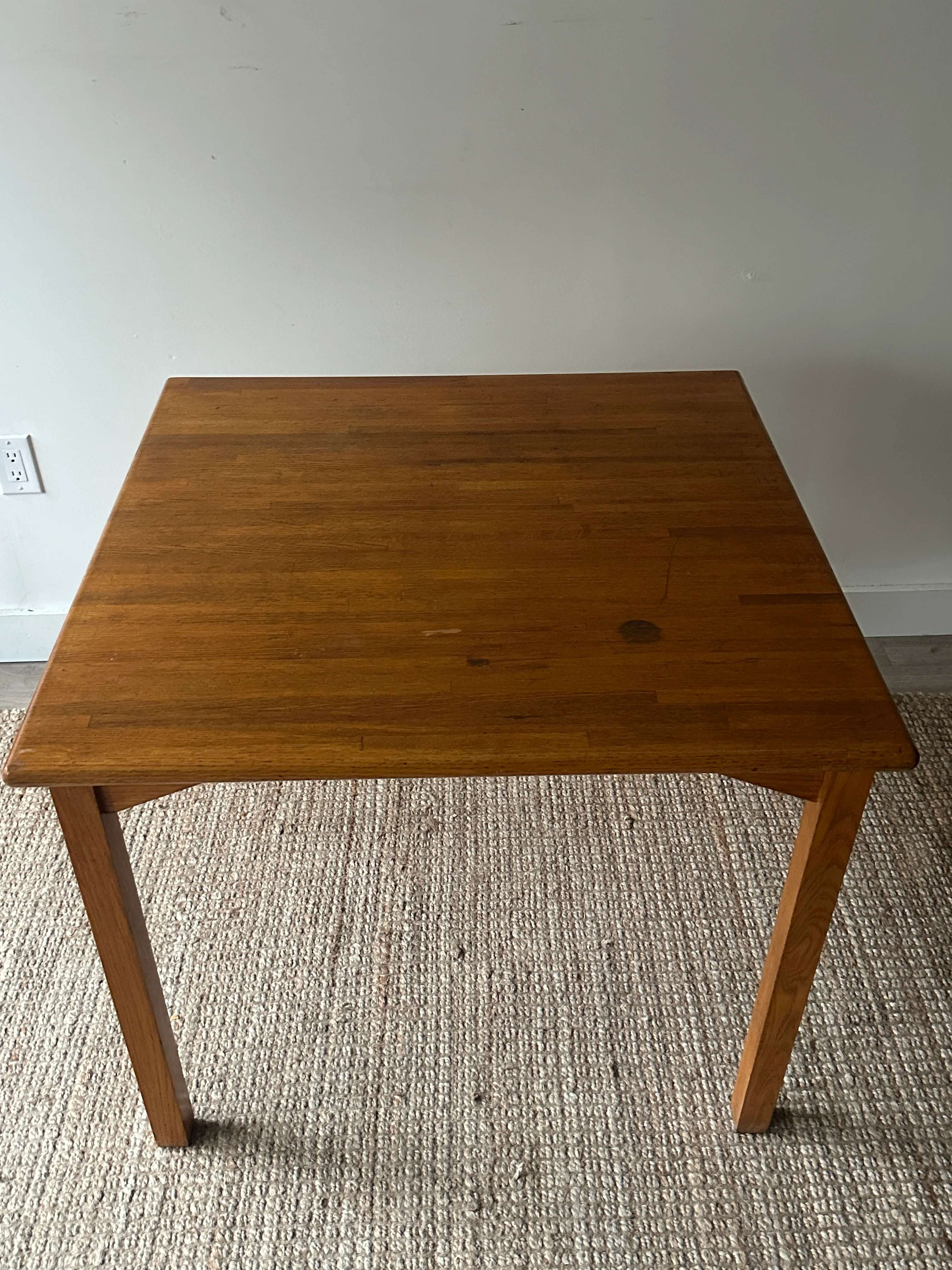 Oak dining table - Image 2