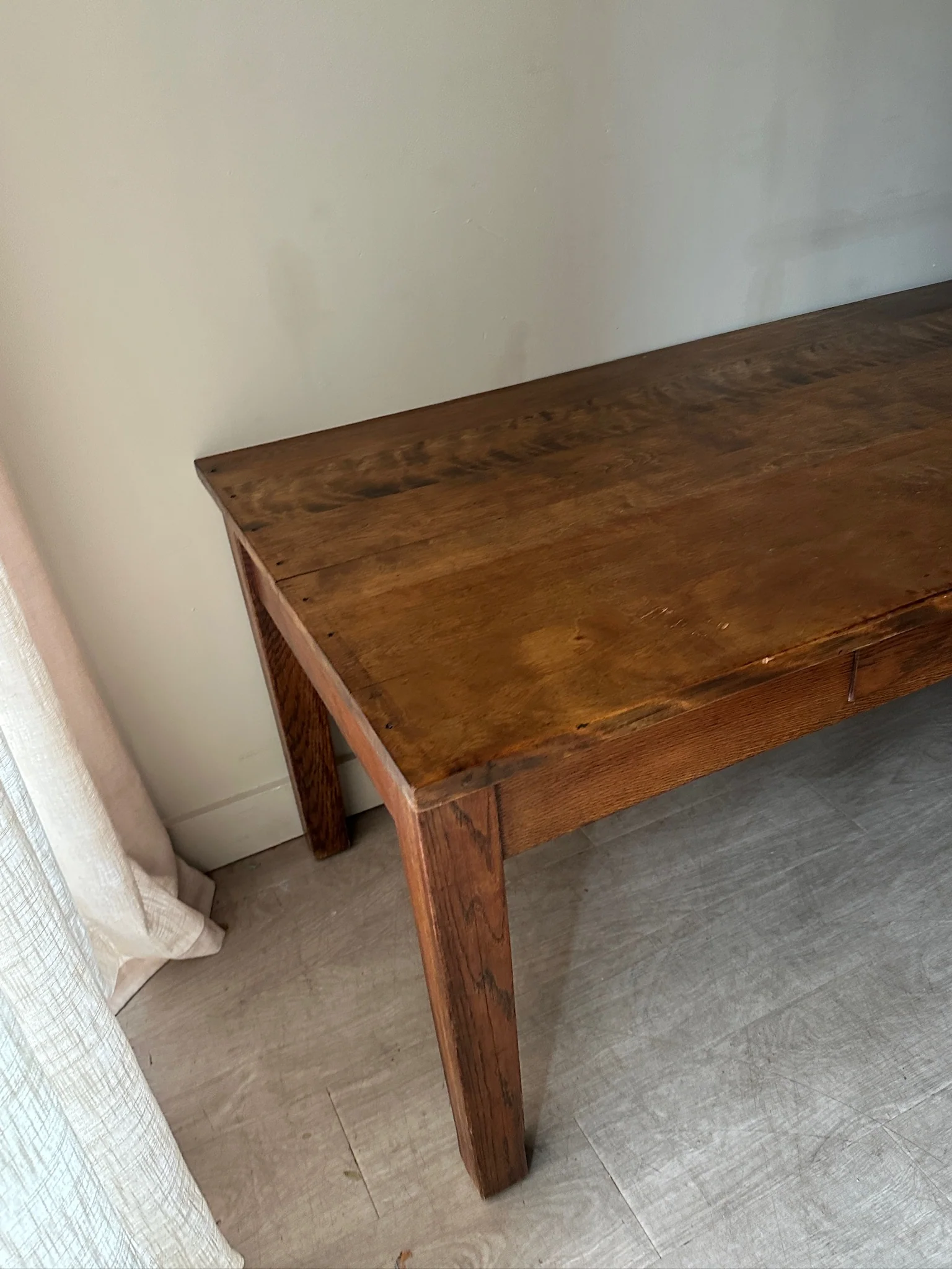 Oak library table - Image 3