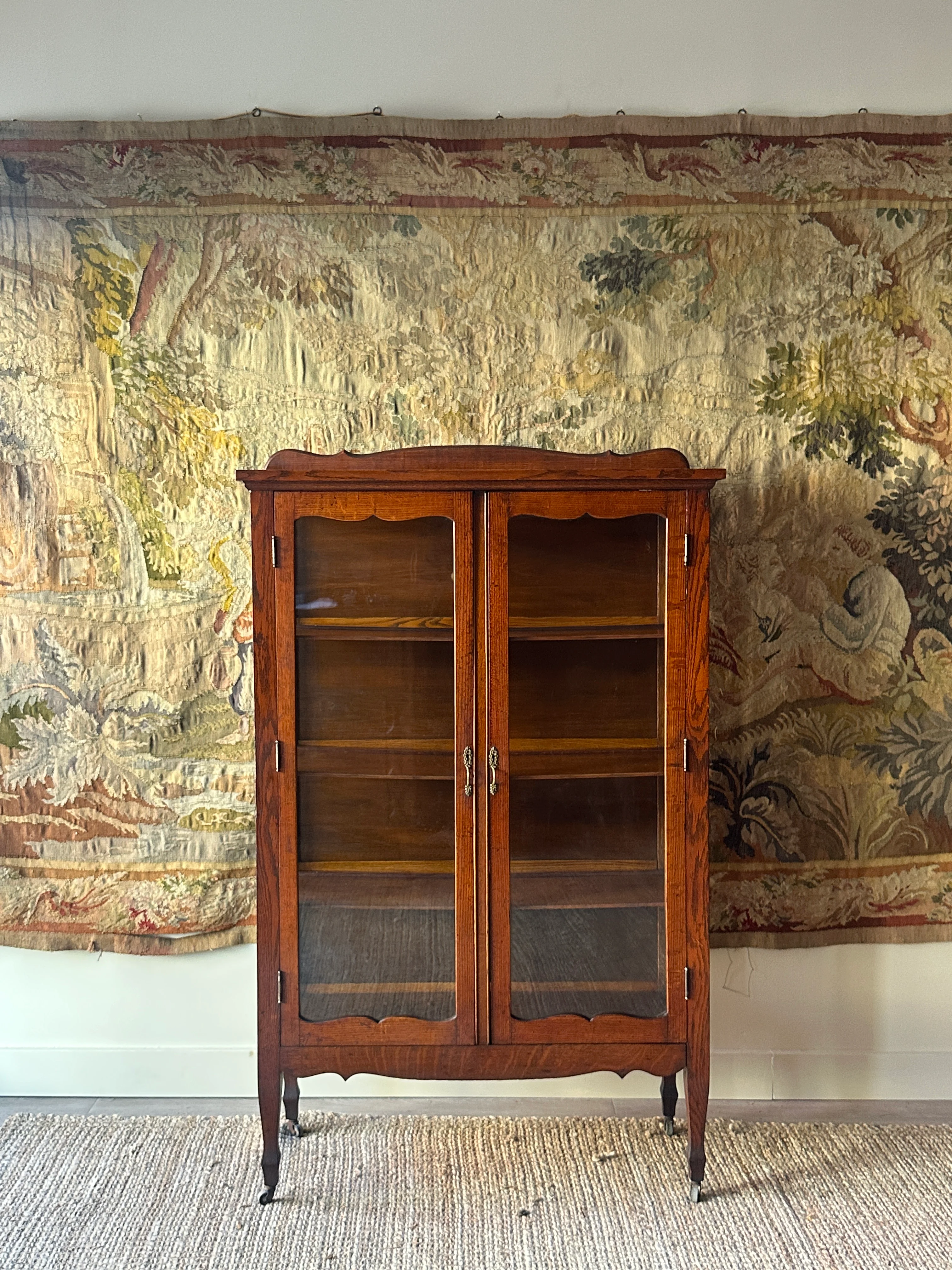 Oak display case