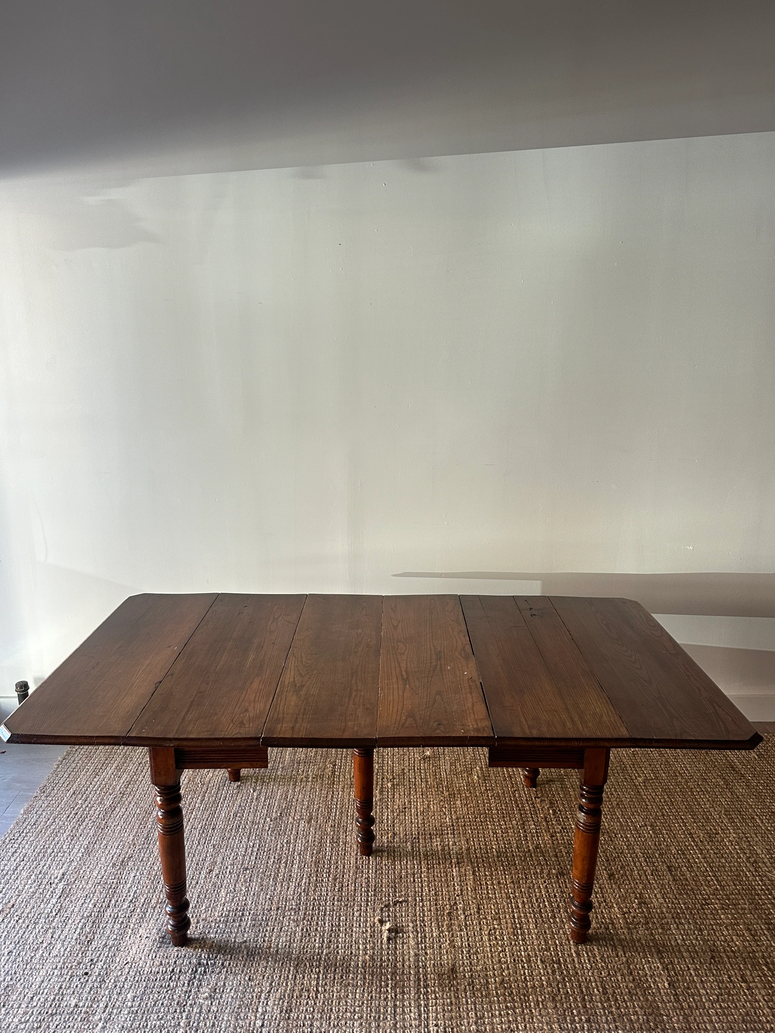 Oak drop leaf table - Image 7