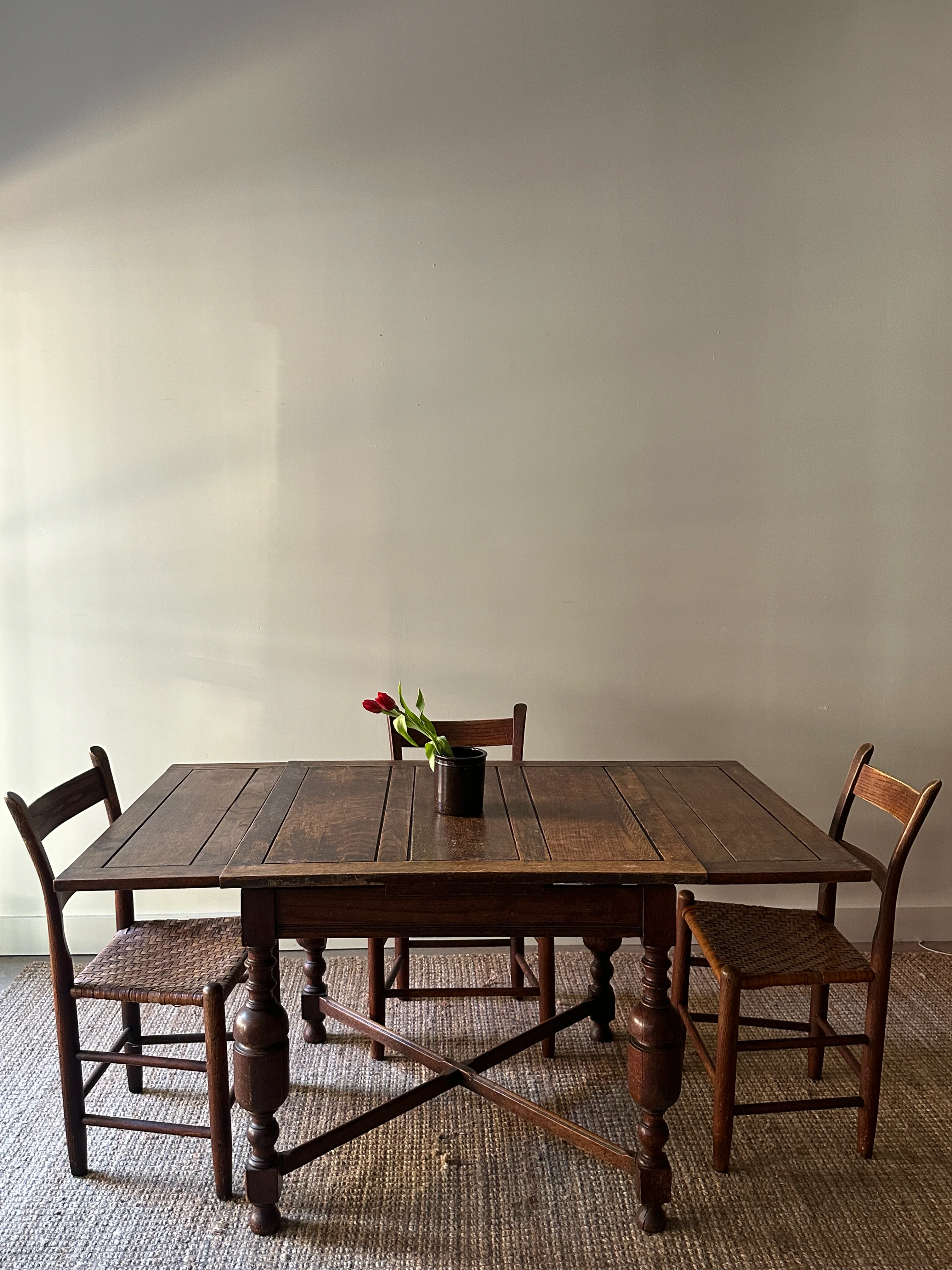 Oak extension table - Image 6