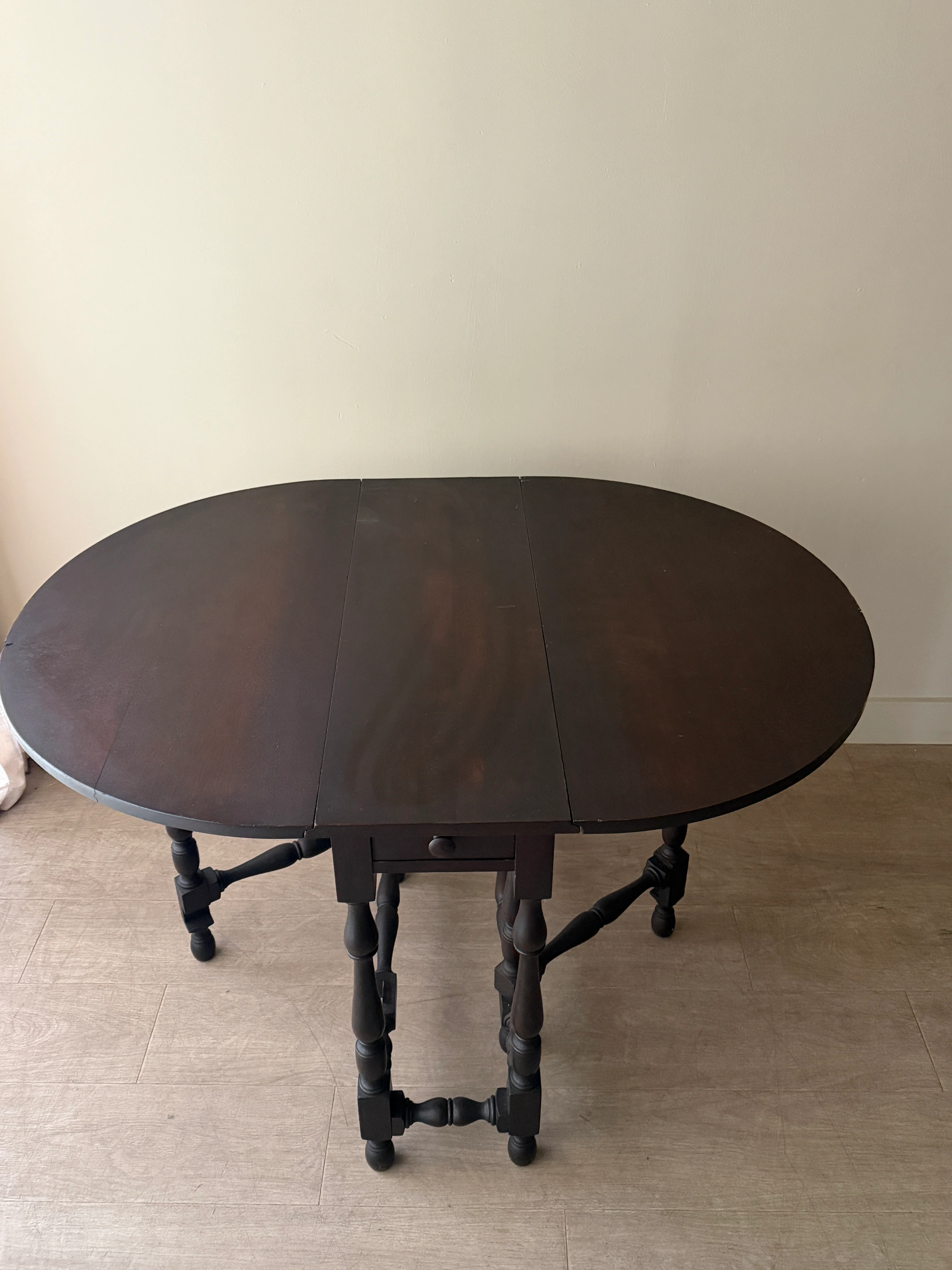 Oak gate leg table - Image 6