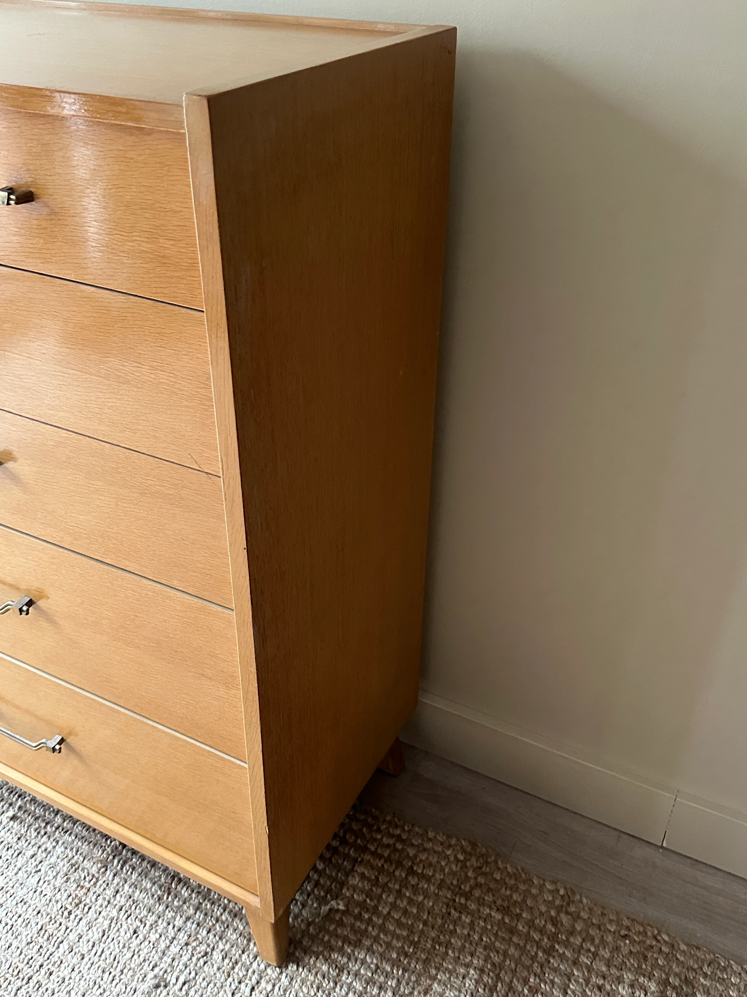 Oak tallboy - Image 3
