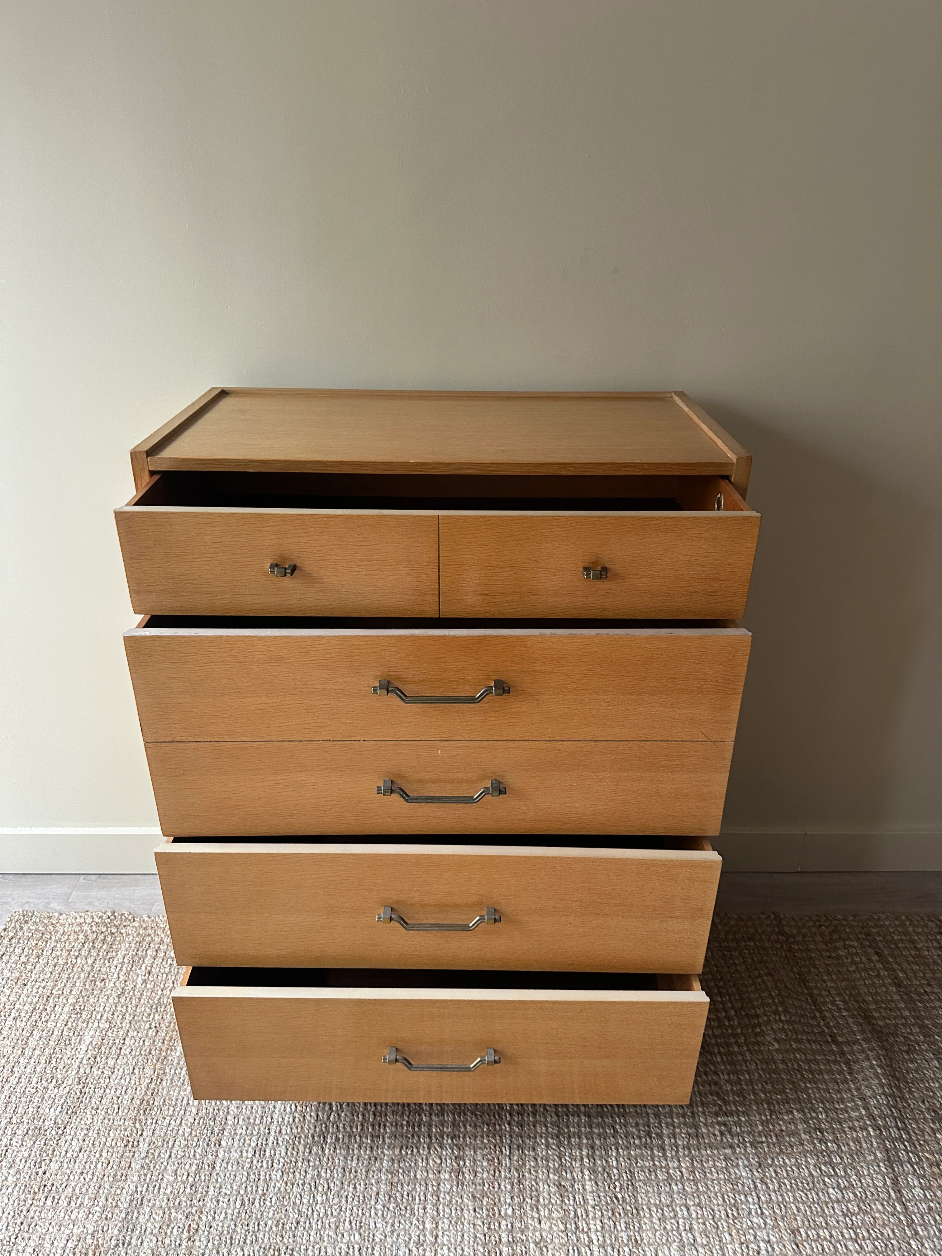 Oak tallboy - Image 4