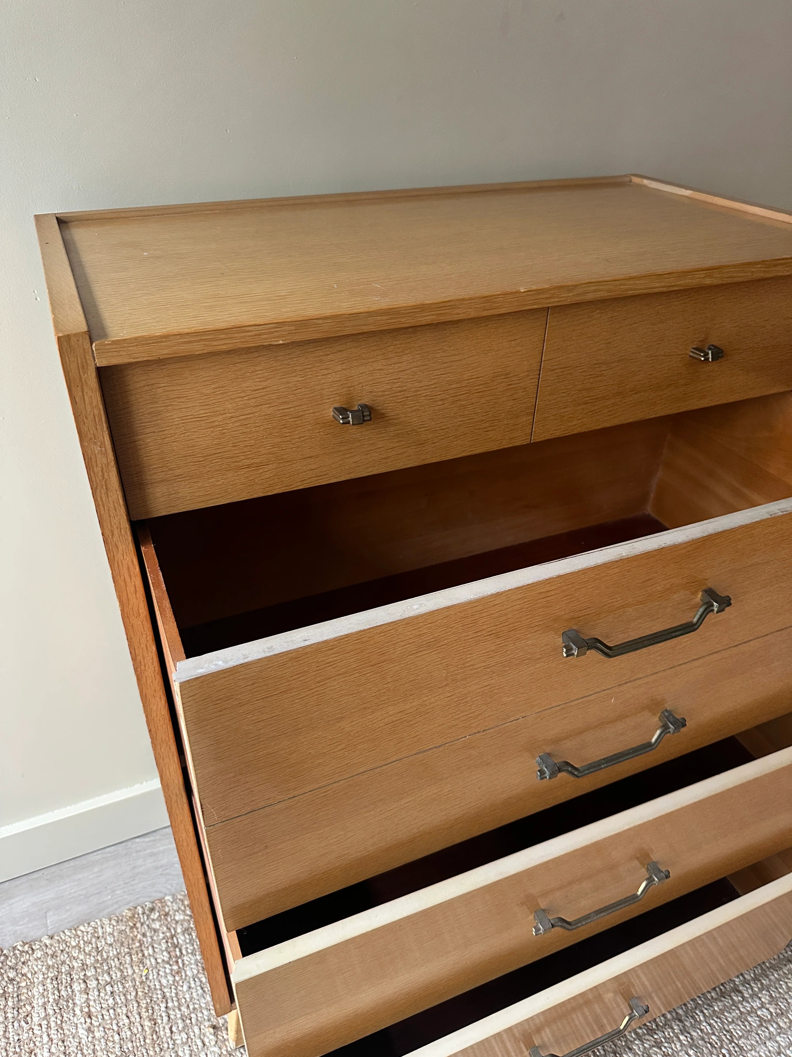 Oak tallboy - Image 5